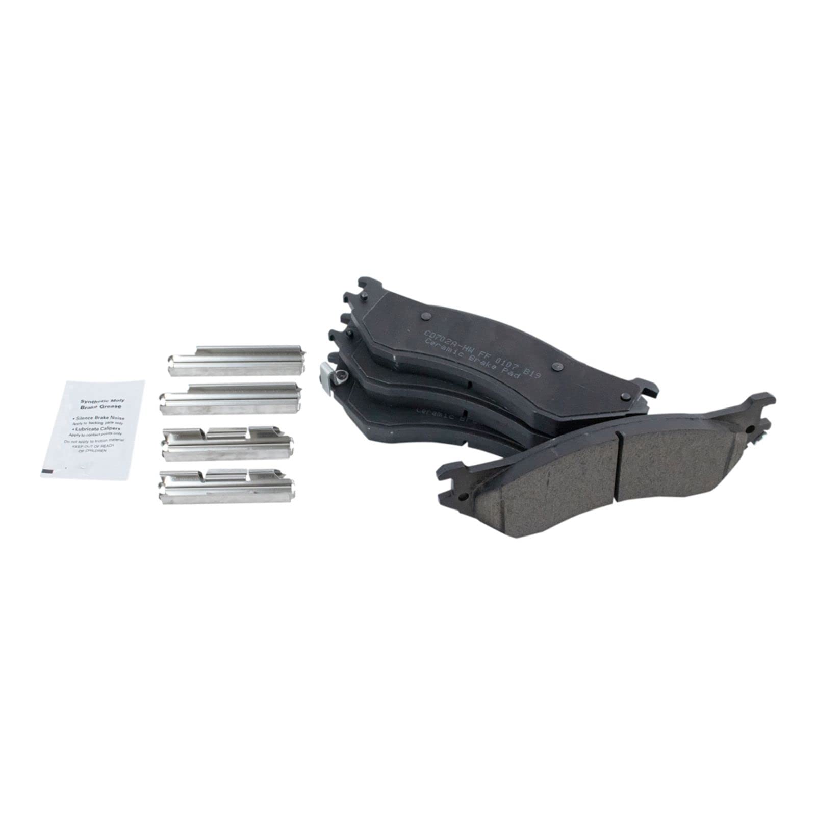 High-Performance Rear Brake Pad & Rotor Kit - Ceramic Vented Brake Pads & Rotors - Compatible with 2006-2008 Dodge Ram 1500, 2003-2008 Ram 2500/3500 - Perfect for Heavy-Duty Towing & Off-Road Driving