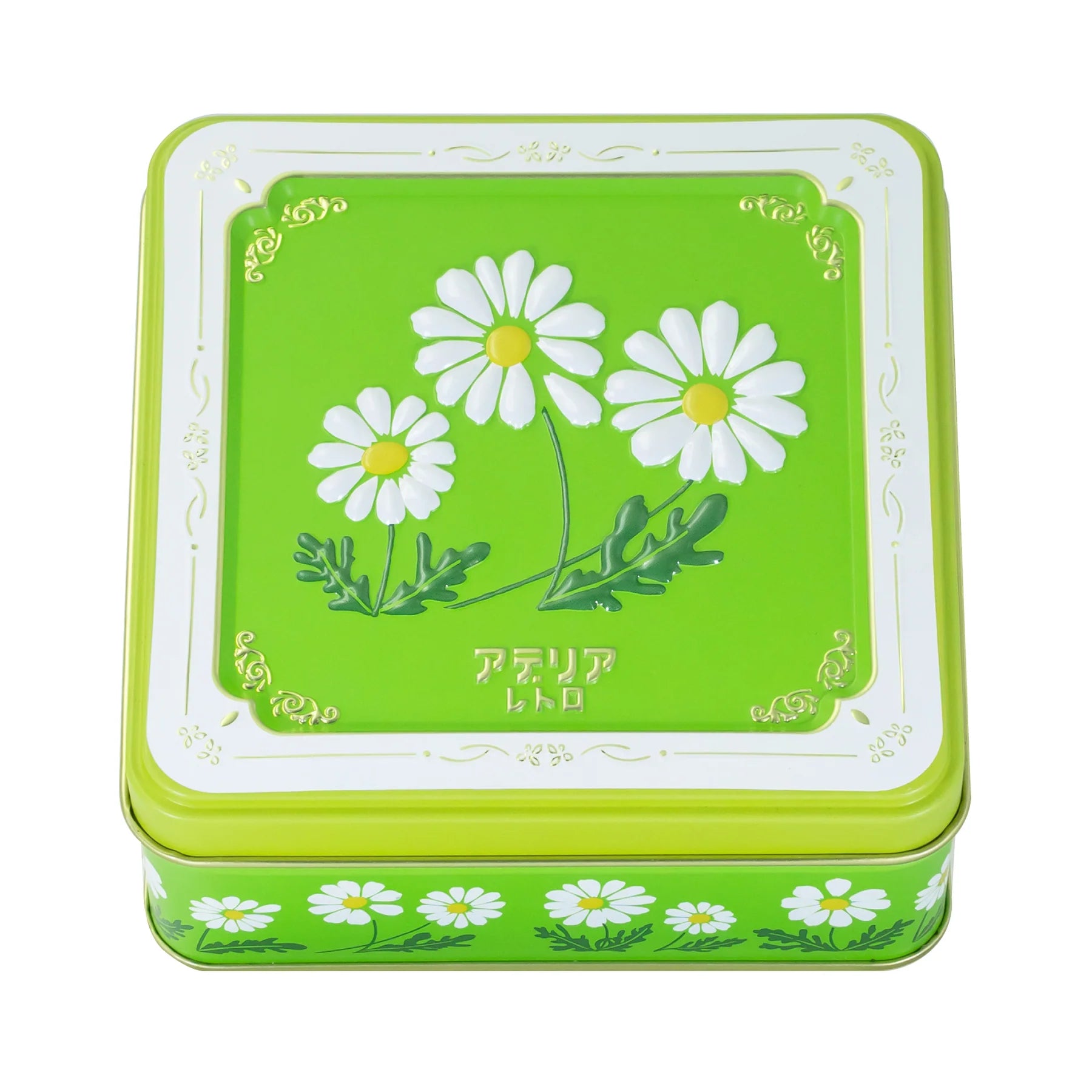 Vintage Small Tin Storage Box - Japanese Style Stationery Organizer, Jewelry Box, Keepsake Container, Sewing Kit Holder & Makeup Case - Perfect for Home Decor, Gift Giving & Craft Storage