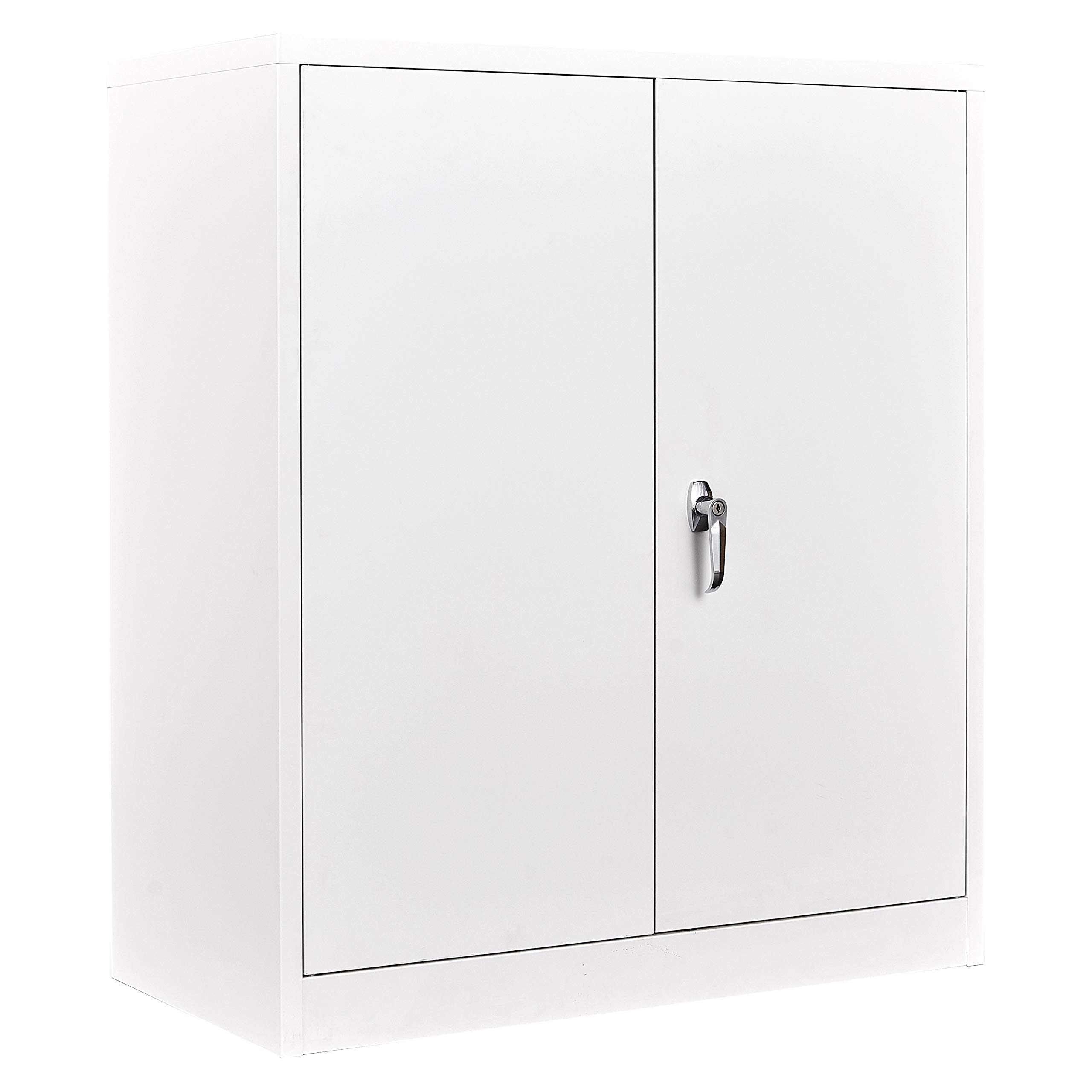 Beyamis Heavy Duty Steel Storage Cabinet - 5-Shelf Metal Organizer for Garage, Office, or Workshop - Durable & Spacious for Tools, Supplies & Equipment