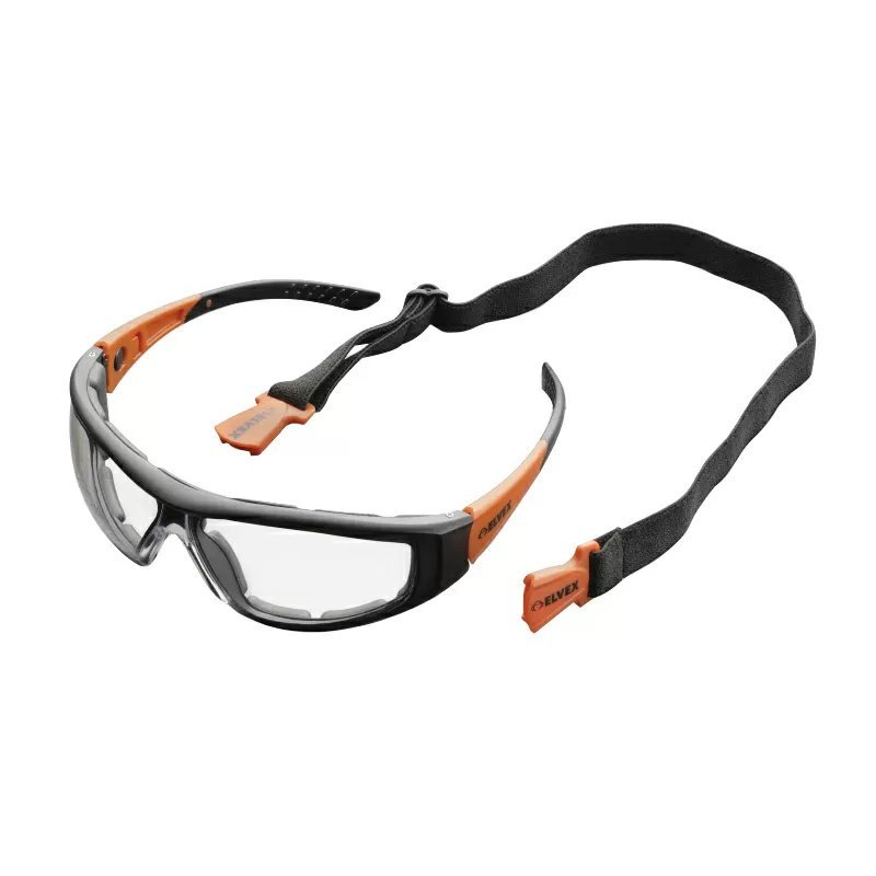 Elvex® Go Specs II™ Clear Safety Glasses - ANSI Z87.1 Certified Protective Eyewear for Work, DIY & Outdoor Activities