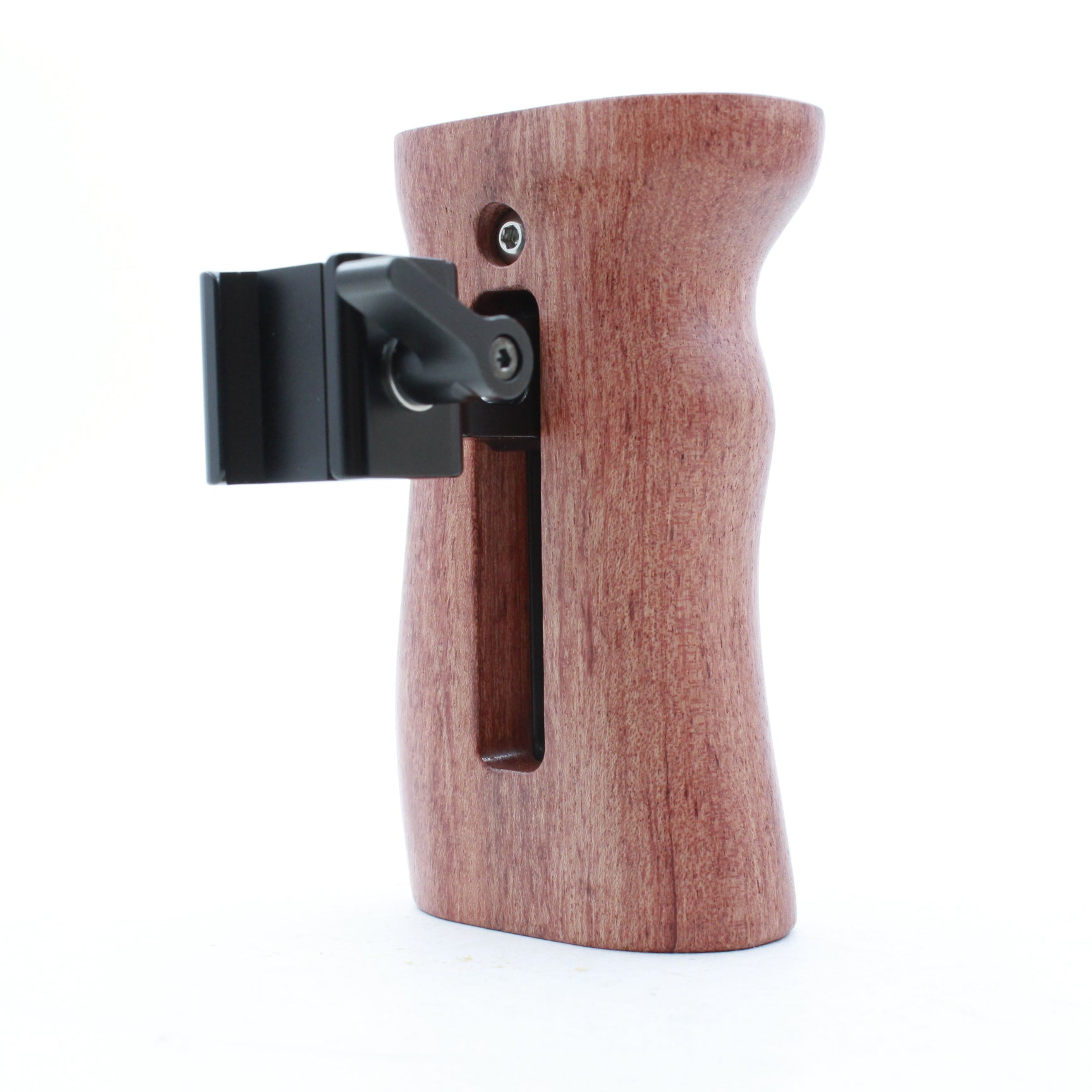 Used SmallRig Wooden Side Handle with NATO Clamp - Compatible with DSLR Cameras & Video Equipment - Perfect for Filmmaking & Photography