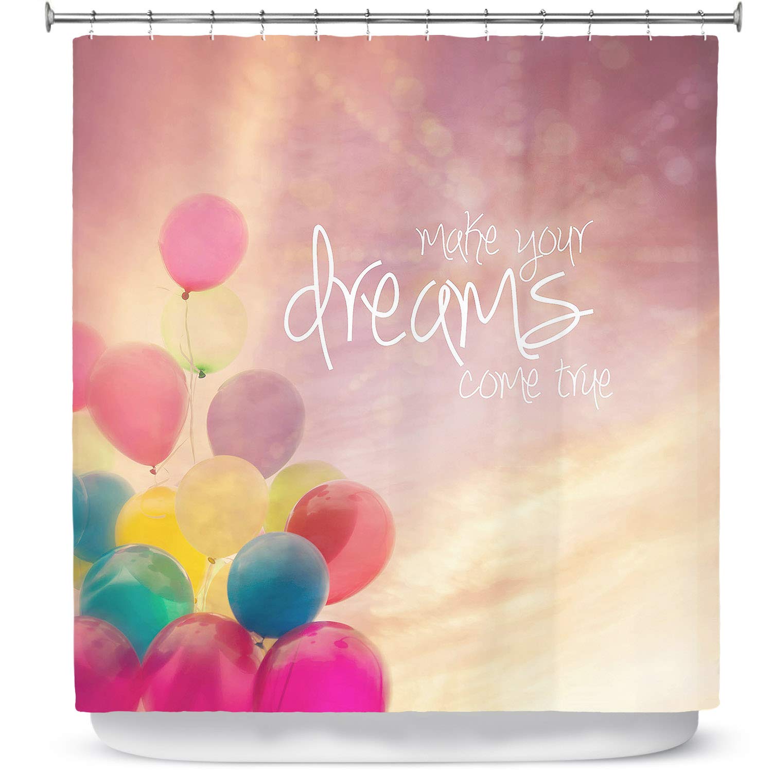 Stylish Dia Noche Designs Shower Curtains by Artist Sylvia Cook - Waterproof Bathroom Decor for Modern Homes - Perfect for Spa-Like Showers & Bathroom Makeovers