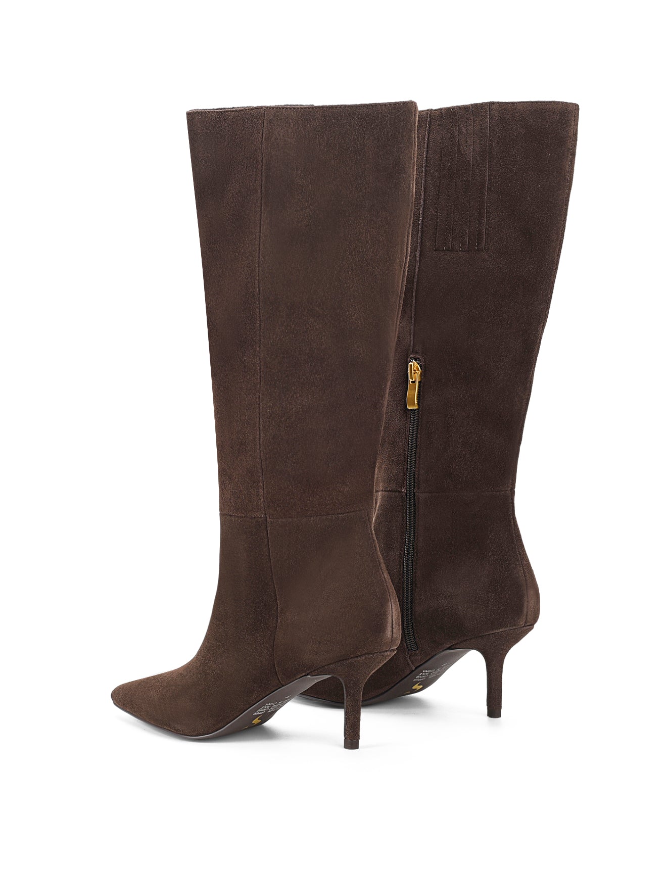 Yonita Women's Long Suede Boots in Chocolate Brown - Stylish & Comfortable Knee-High Boots for Fall, Winter & Casual Outfits