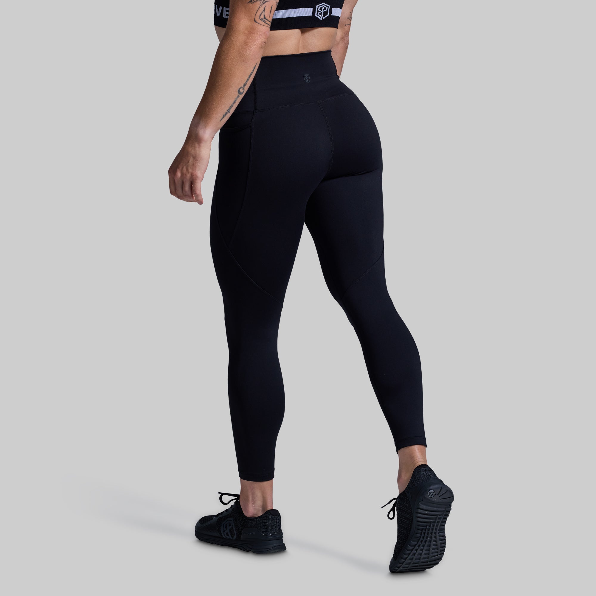 Stylish Eccentric Leggings for Women - High Waist Black Yoga Pants, Workout Tights for Running, Gym & Lounge Wear