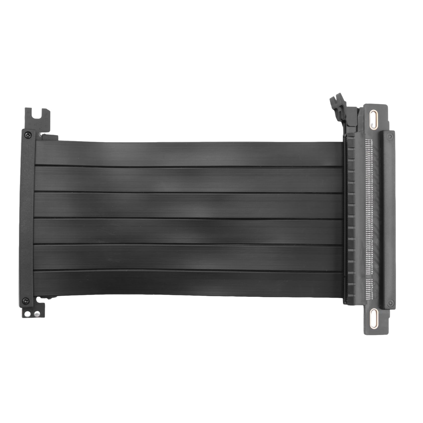 Jufjsfy A07 ITX Computer Case - Mini HTPC Chassis with USB 3.0 Ports & GPU Extension Cable | Compact Gaming PC Build for Small Spaces, Home Theater & Office Workstations