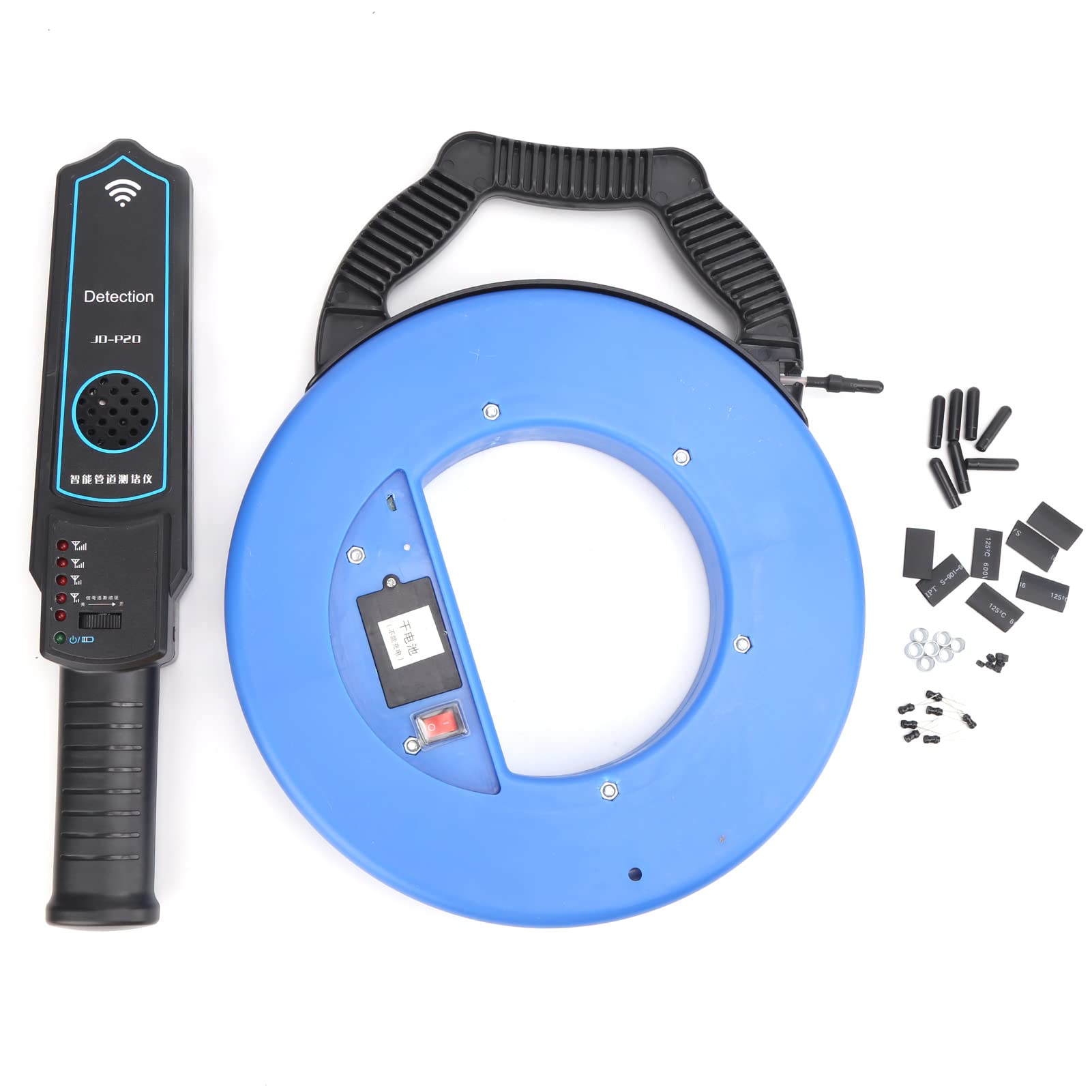 Portable Pipe Blockage Detector - 40m Metal & PVC Water Pipe Clog Tester Tool | Home Plumbing, Drain Cleaning & Maintenance Solution