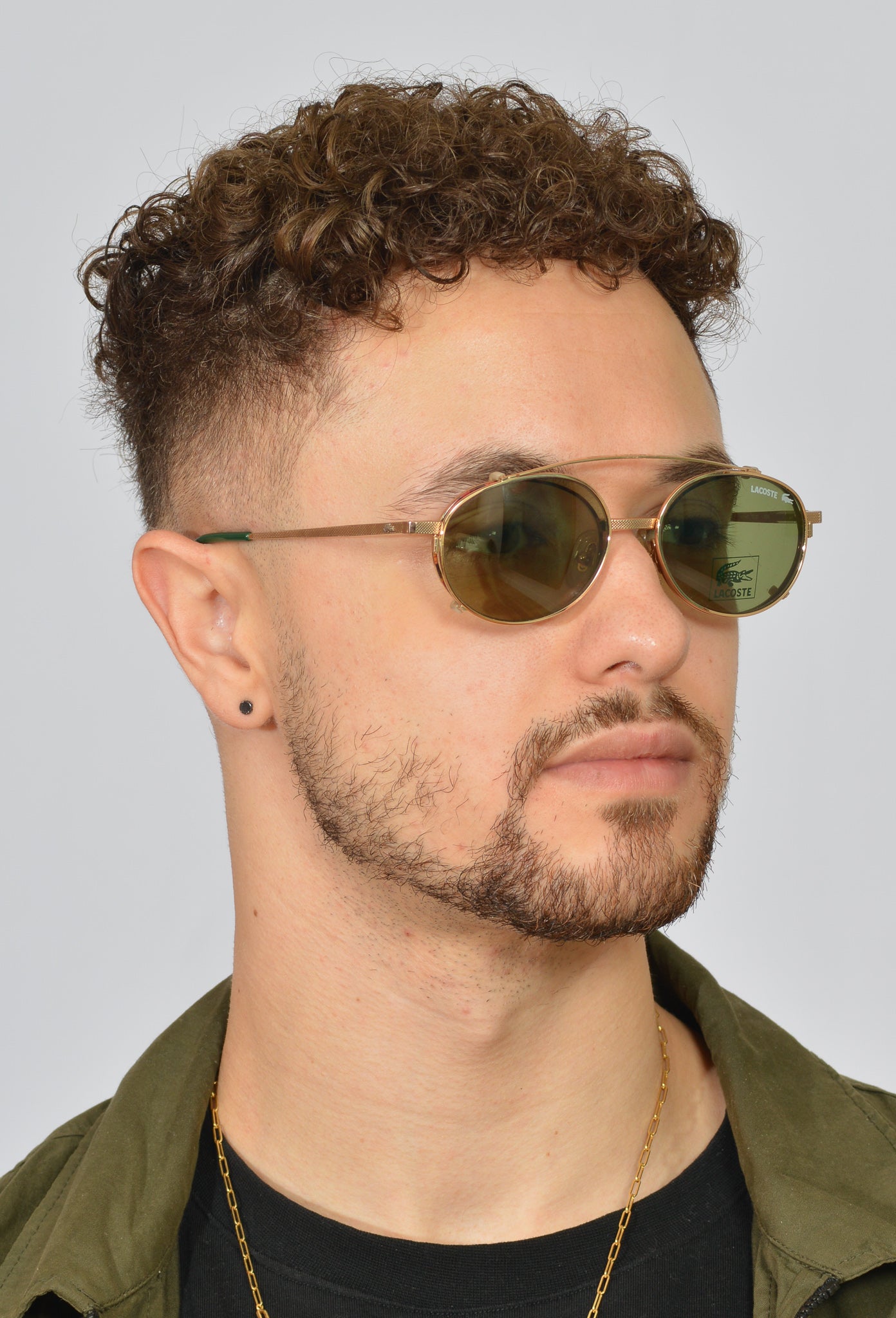 Lacoste 756F Polarized Sunglasses with UV Protection & Sun Clip - Stylish Men's & Women's Shades for Driving, Golf, and Outdoor Activities