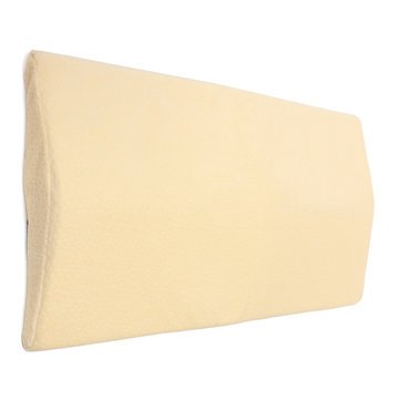 Memory Foam Lumbar Support Pillow - Orthopedic Back Pain Relief Cushion for Sleeping, Office Chair & Pregnancy - Comfortable Posture Corrector for Home, Car & Travel