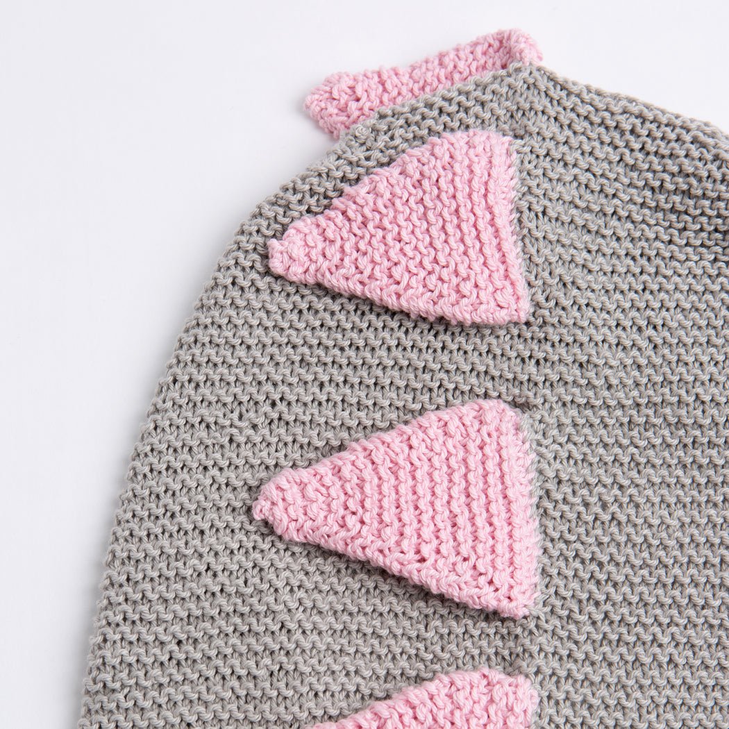 DIY Baby Dinosaur Hooded Blanket Knitting Kit - Soft Fleece Blanket for Kids & Toddlers - Perfect for Crafts, Gifts, and Cozy Winter Nights