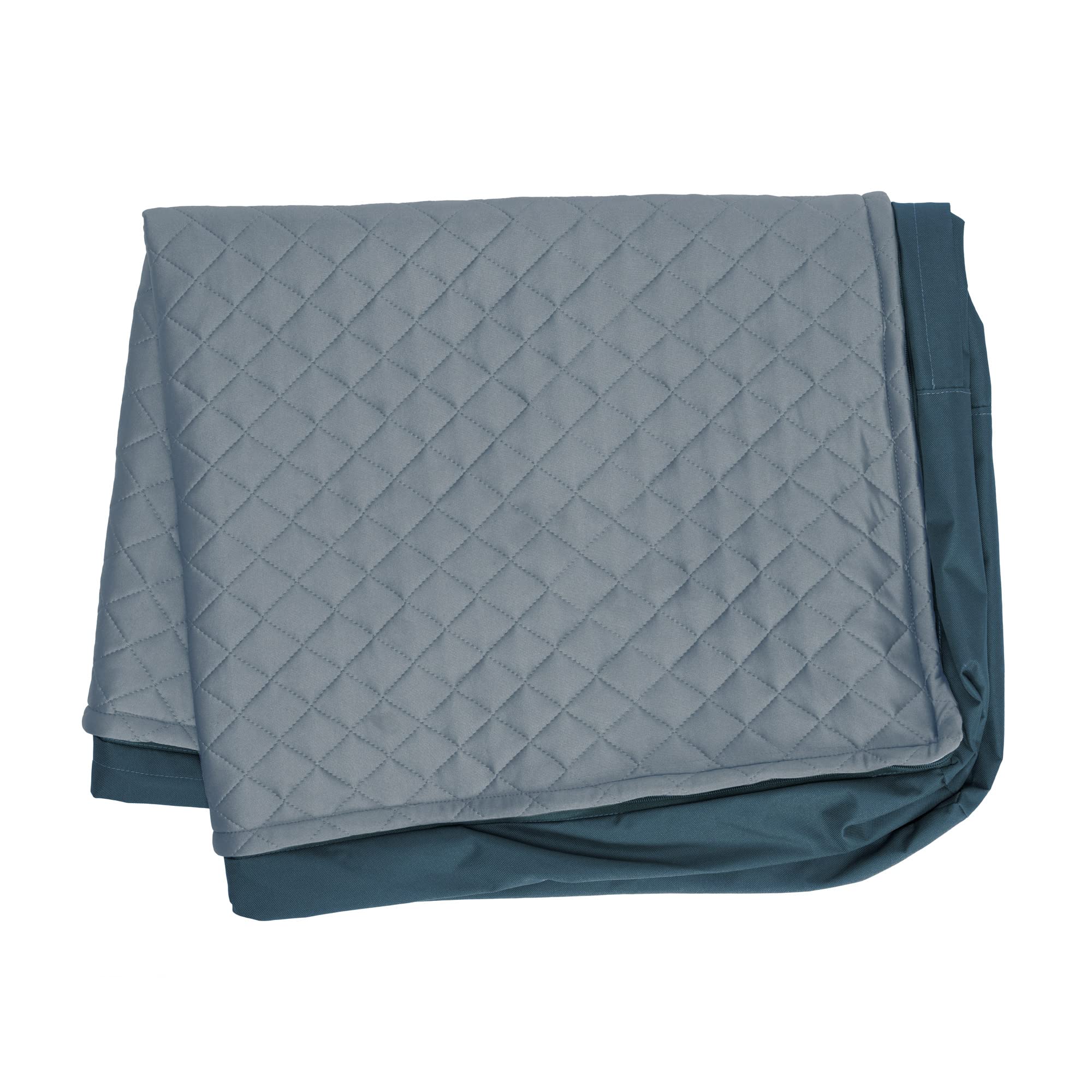 Furhaven Water-Resistant Replacement Dog Bed Cover - Washable Quilt Top Convertible Mattress for Indoor & Outdoor Use - Calm Blue, Jumbo (X-Large) - Perfect for Large Dogs, Pet Sofas & Crate Mats