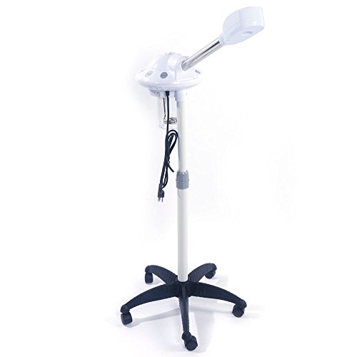 Denshine Professional Single Tube Ion Hot Facial Steamer for Skin Whitening & Aroma Therapy | Salon & Home Use Beauty Device for Spa, Skincare Routine & Relaxation
