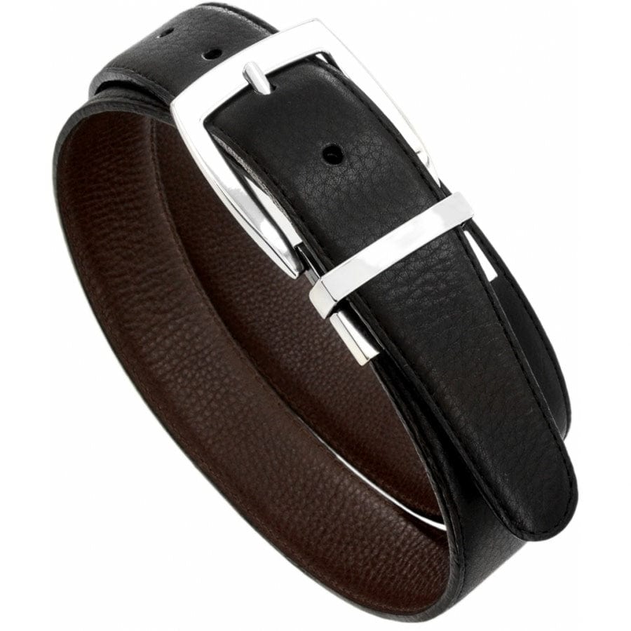 Jefferson Reversible Leather Belt for Men - Adjustable Double-Sided Dress & Casual Belt - Perfect for Office, Business, and Everyday Wear