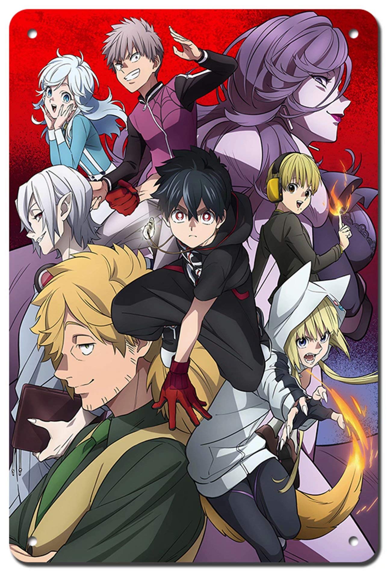 Aiami Kleis Anime Wall Art - Kemono Jihen Monster Incidents Metal Poster 12