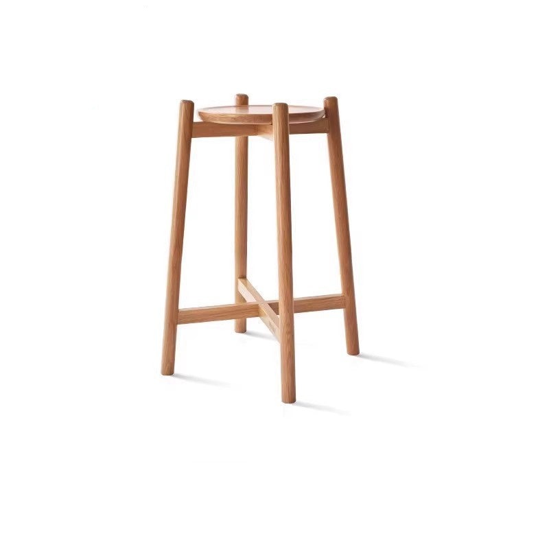 Solid Wood Flower Rack - Oak & Walnut Storage Shelf for Plants | Perfect for Home Decor, Living Room, Garden & Indoor Plant Display