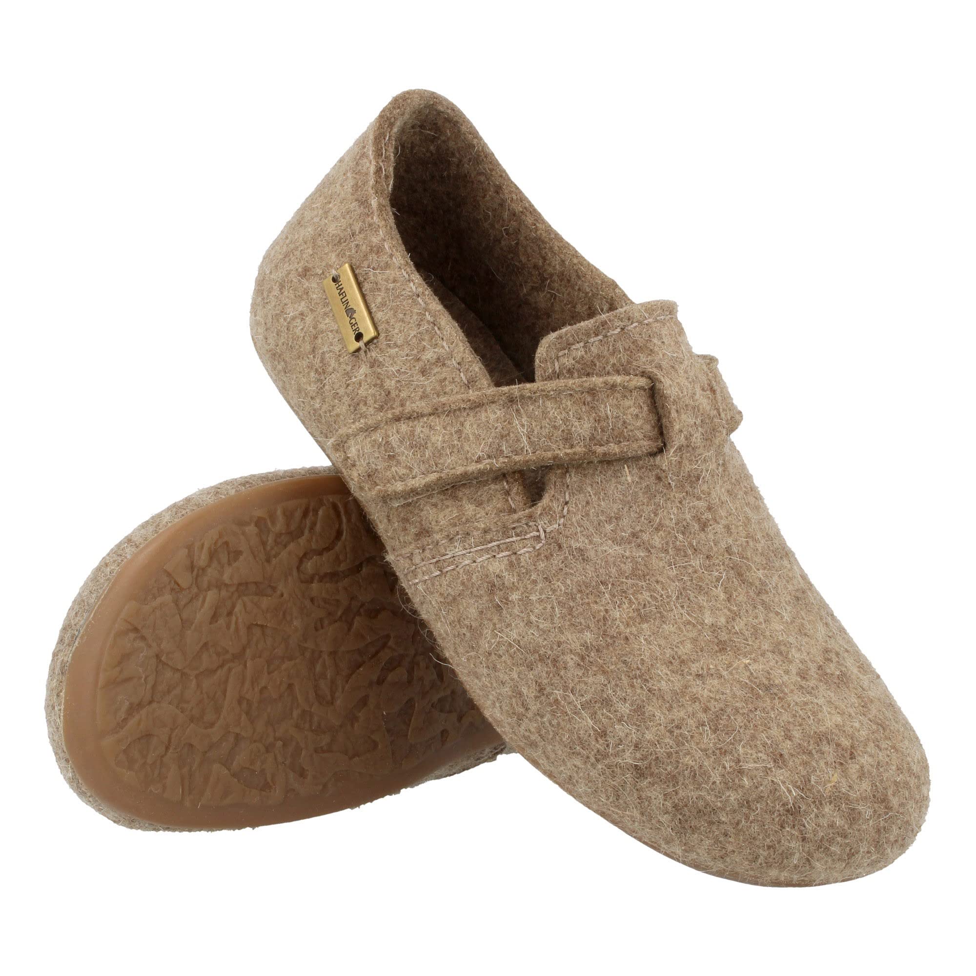 HAFLINGER Women's Comfortable Low-Top Sneakers & Slippers - Soft Wool Blend, Arch Support - Perfect for Indoor/Outdoor Wear, House Shoes, and Relaxing at Home