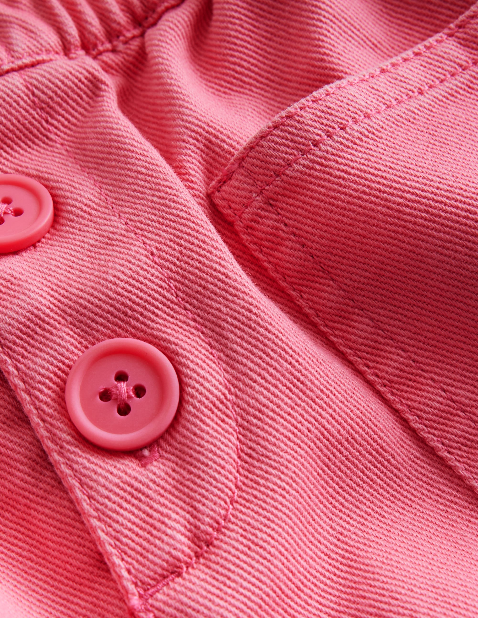 Strawberry Milkshake Print Button Pull-On Mini Skirt for Women - Casual Summer Outfit, Beach Party, and Date Night
