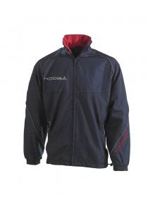 Kooga Club Pitchside & Training Rugby Suit Jacket - Navy/Red - Perfect for Rugby Matches, Training Sessions, and Team Sports