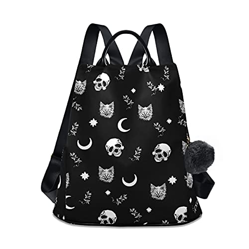 Skull Cat Moon