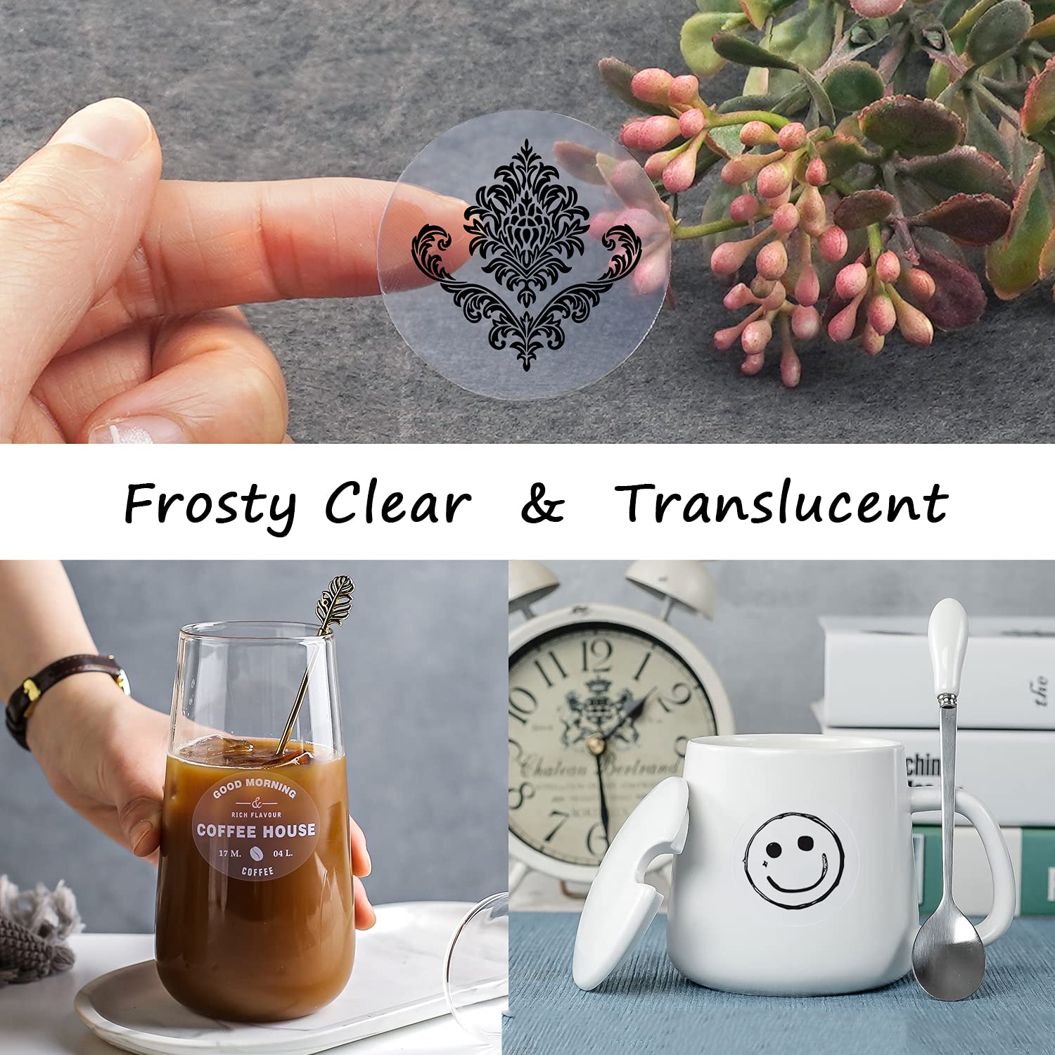 Premium Printable Vinyl Sticker Paper for Inkjet Printers - 8.5