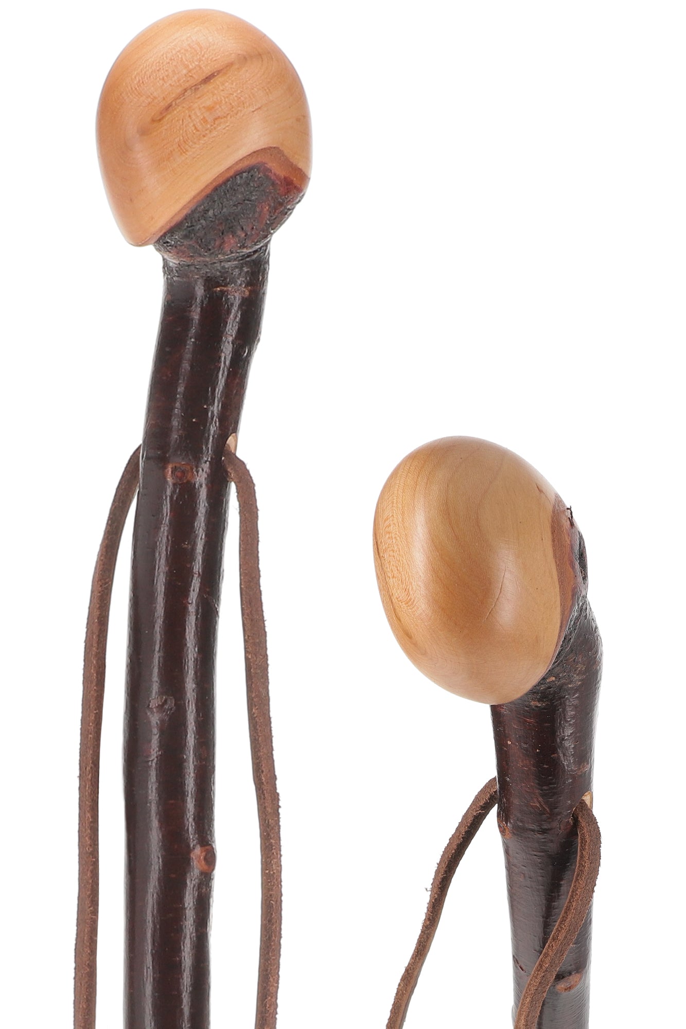 Premium Blackthorn Wood Walking Cane with Knob Handle - Classic Design for Men & Women - Ideal for Hiking, Fashion & Mobility Support