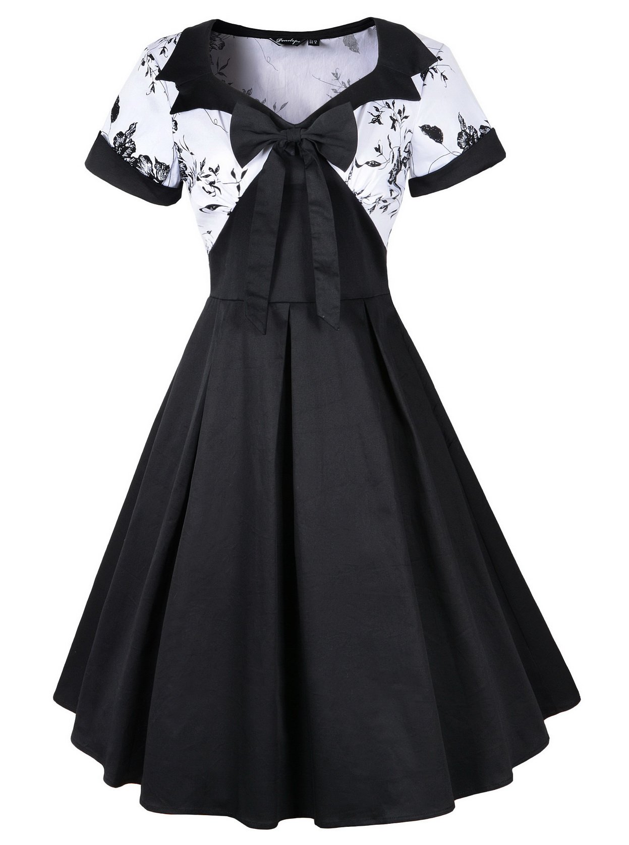 Vintage 1950s Rockabilly Swing Dress - Retro Cocktail Party Prom Dress for Women - Perfect for Swing Dancing, Pinup Photos & 50s Themed Events