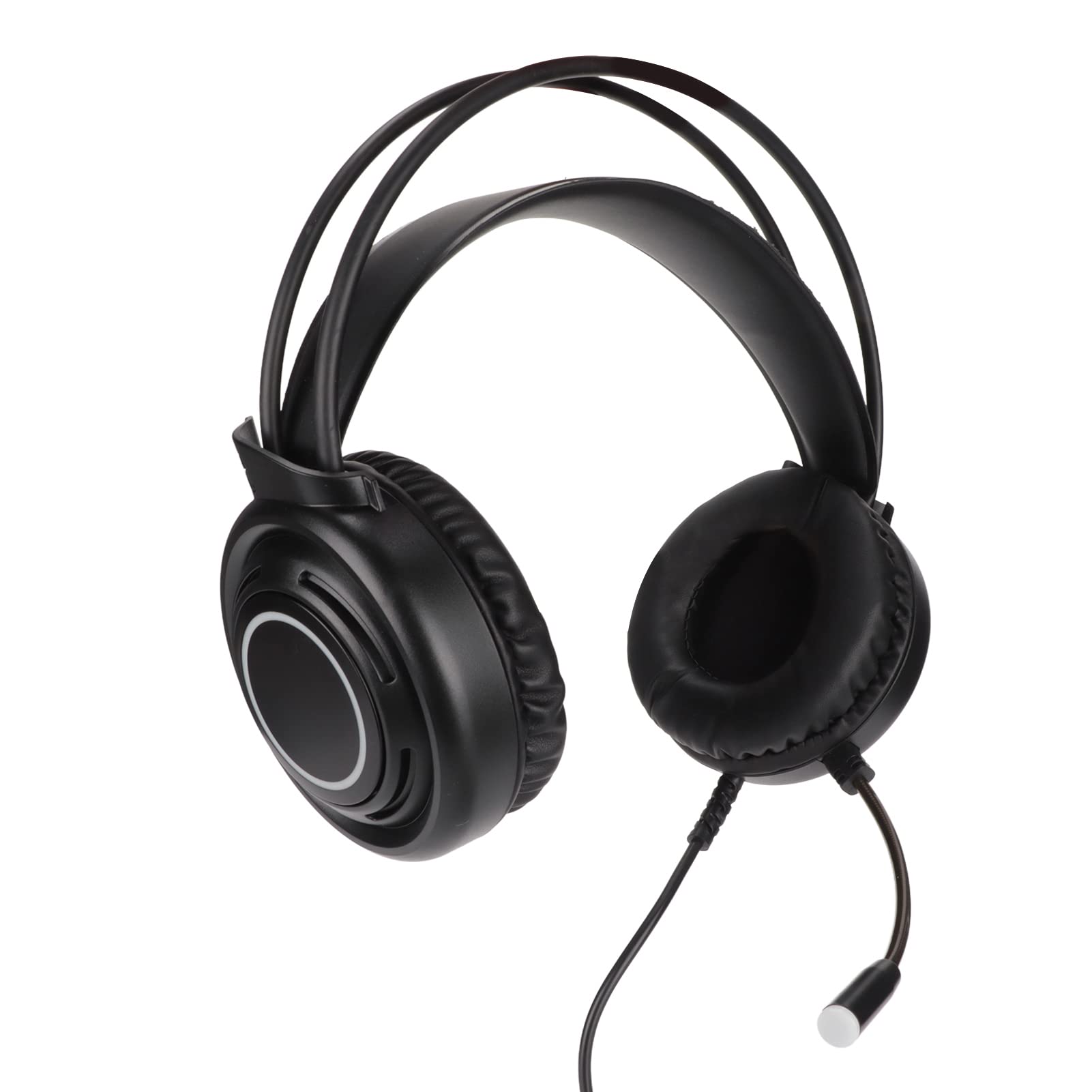 SYKIA Over Ear Gaming Headset with Adjustable Volume, Wired RGB Headphones for Xbox & PC - Comfortable Breathable Design for Long Gaming Sessions & Online Streaming
