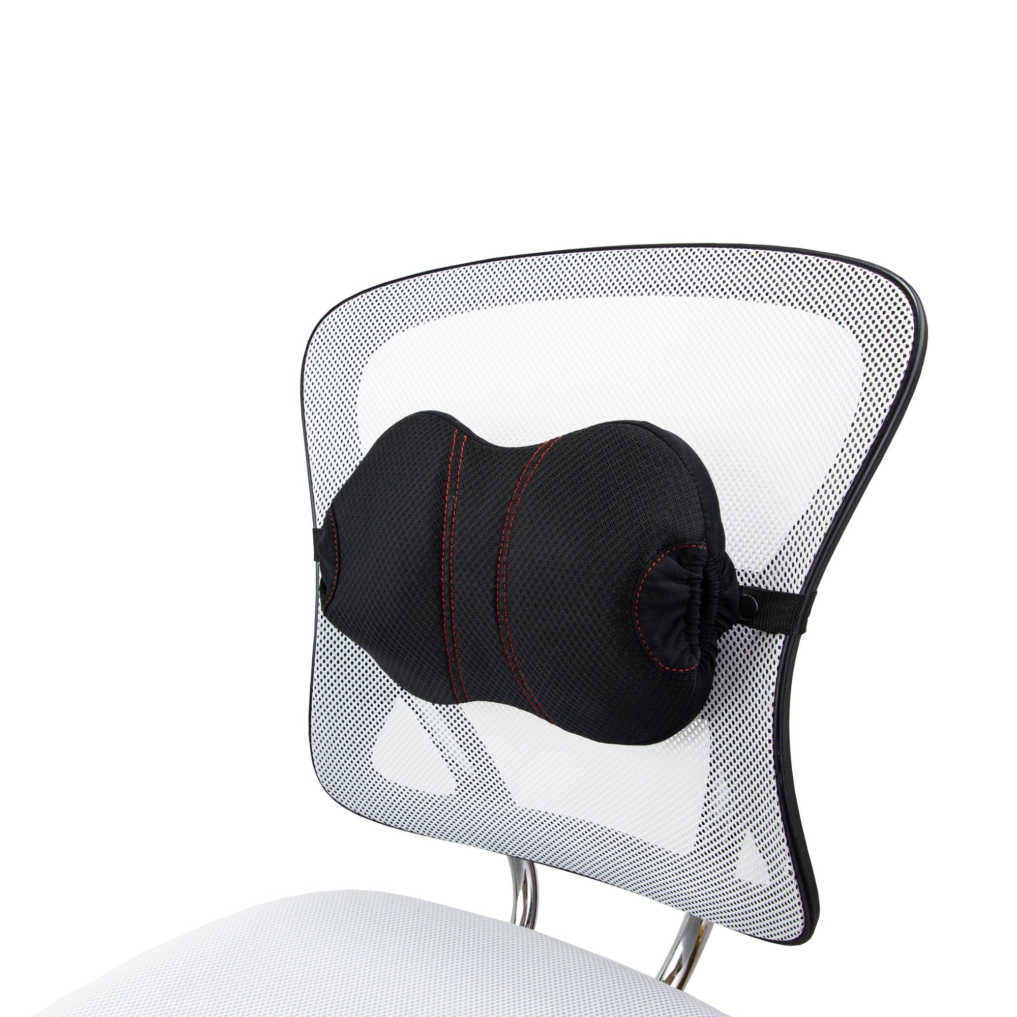 Ergonomic Lumbar Support Pillow with Hot/Cold Therapy Packs - Relief for Back Pain at Home, Office & Car