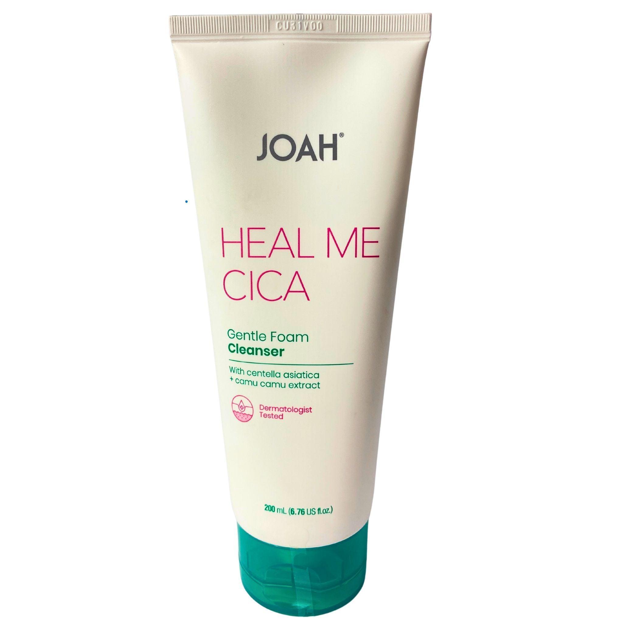 JOAH Heal Me Cica Gentle Foam Cleanser with Centella Asiatica & Camu Camu Extract - Dermatologist Tested 6.76oz (40 Pcs) - Soothing Face Wash for Sensitive Skin, Acne-Prone & Dry Skin Care - Perfect for Daily Cleansing & Post-Treatment Care