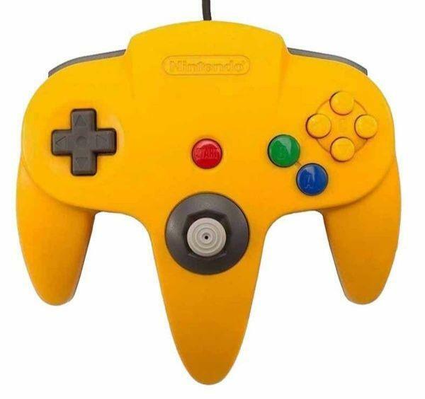 Original Nintendo 64 N64 Controller - Yellow Retro Gaming Joystick for Nintendo 64 Console | Perfect for Classic Gaming, Collectors & Nostalgic Play Sessions