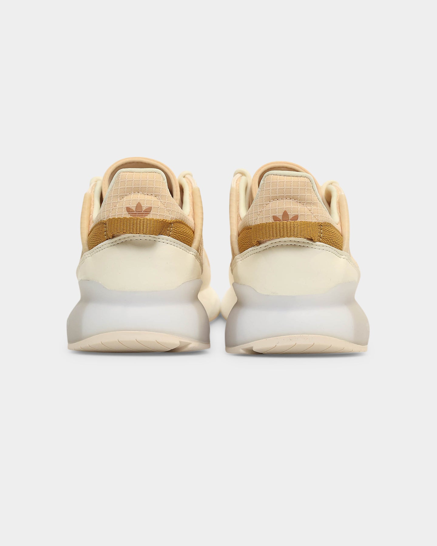 Adidas Women's ZX 2K Boost Running Shoes - Pure Halo Amber/Halo Ivory/Cream White | Lightweight Comfort for Jogging, Gym & Casual Wear