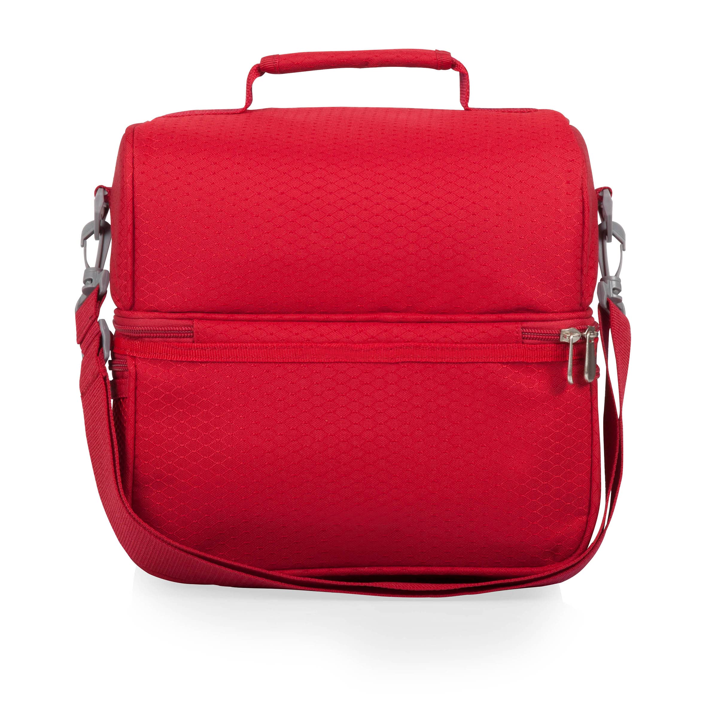 **PICNIC TIME Coca-Cola Emoji Insulated Lunch Bag with Utensil Set – Red Cooler Lunch Box for School, Work & Outdoor Picnics**