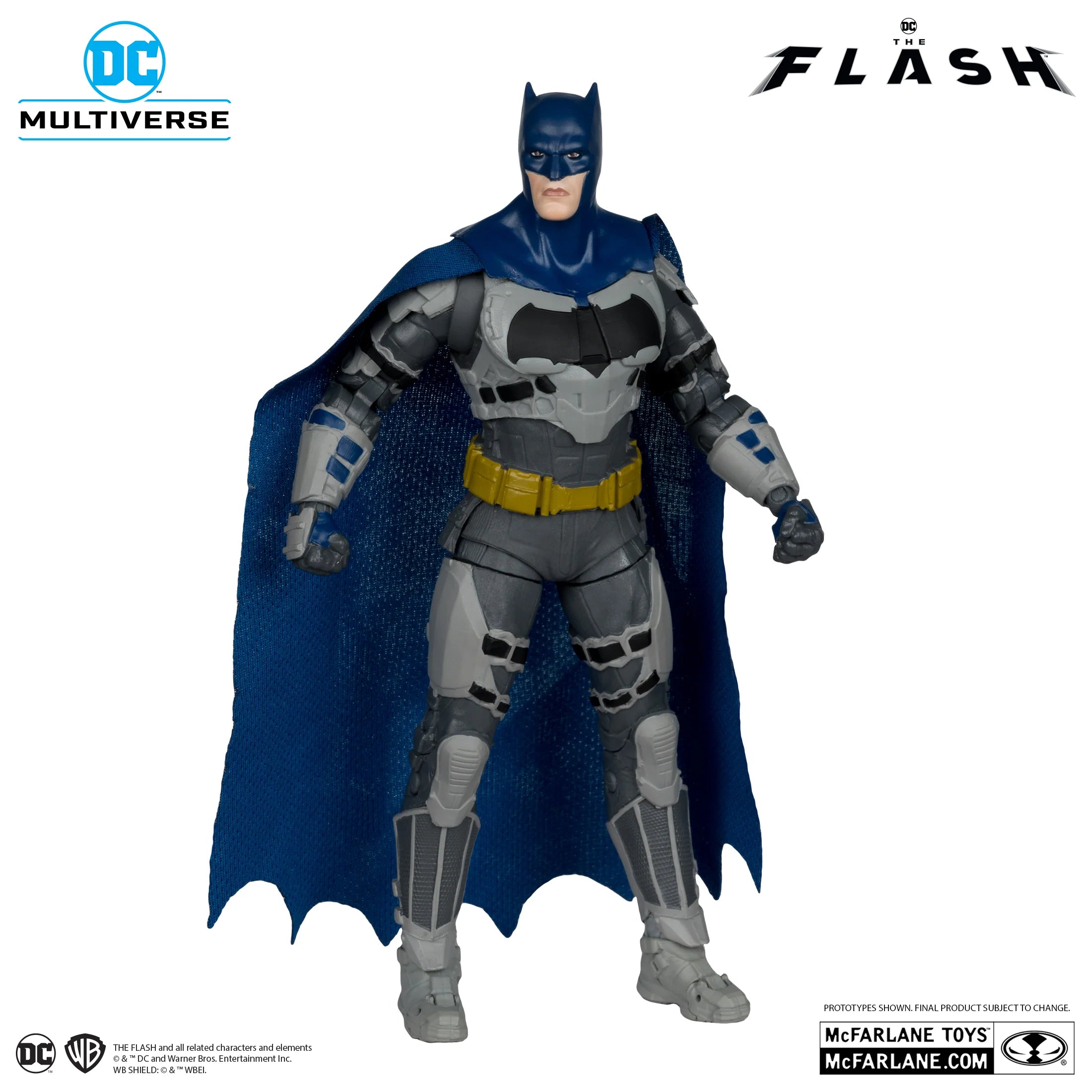 DC Multiverse Platinum Batman Exclusive Action Figure (The Flash Movie) - Collectible Toy for Superhero Fans & Display