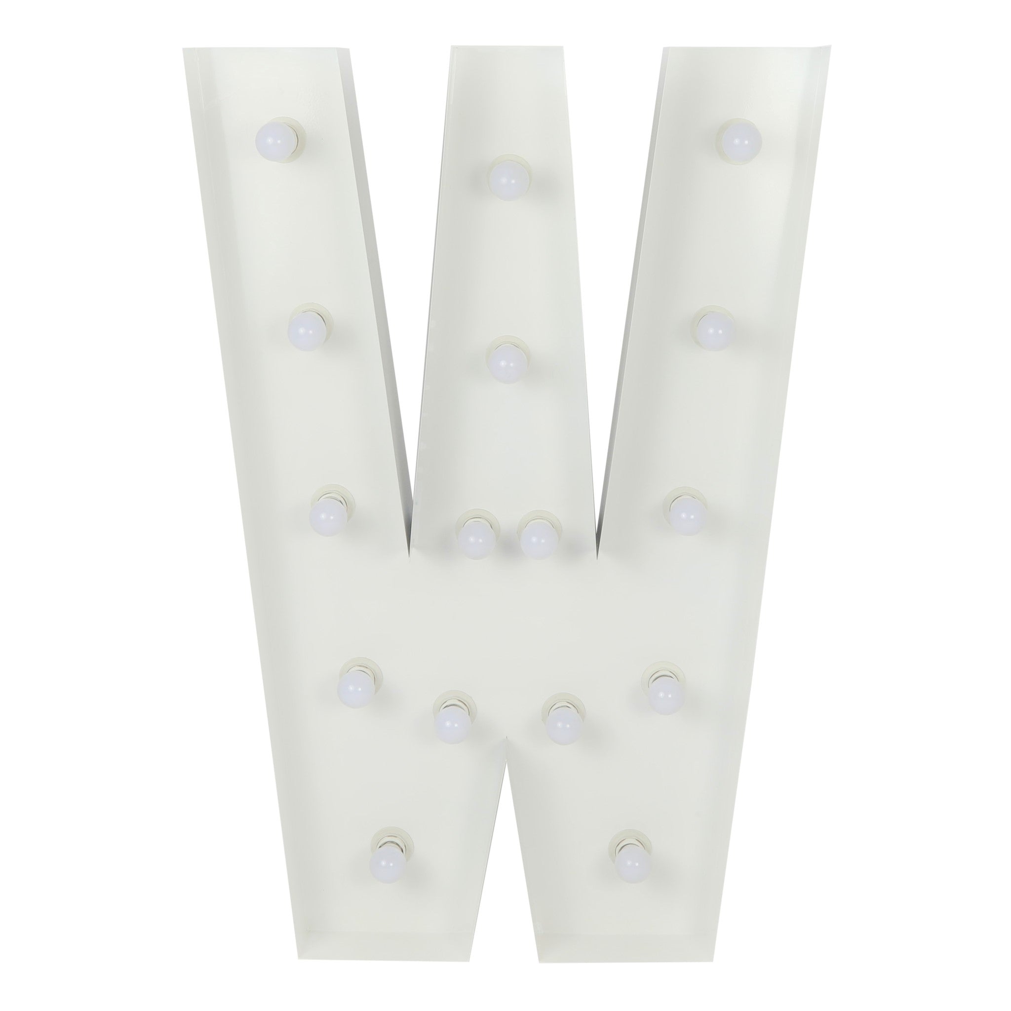 4ft Tall LED Marquee Letter W - Bright Light Up Sign for Home Decor, Parties, Weddings & Events - Perfect for Wall Decor, Photo Backdrops & Celebrations