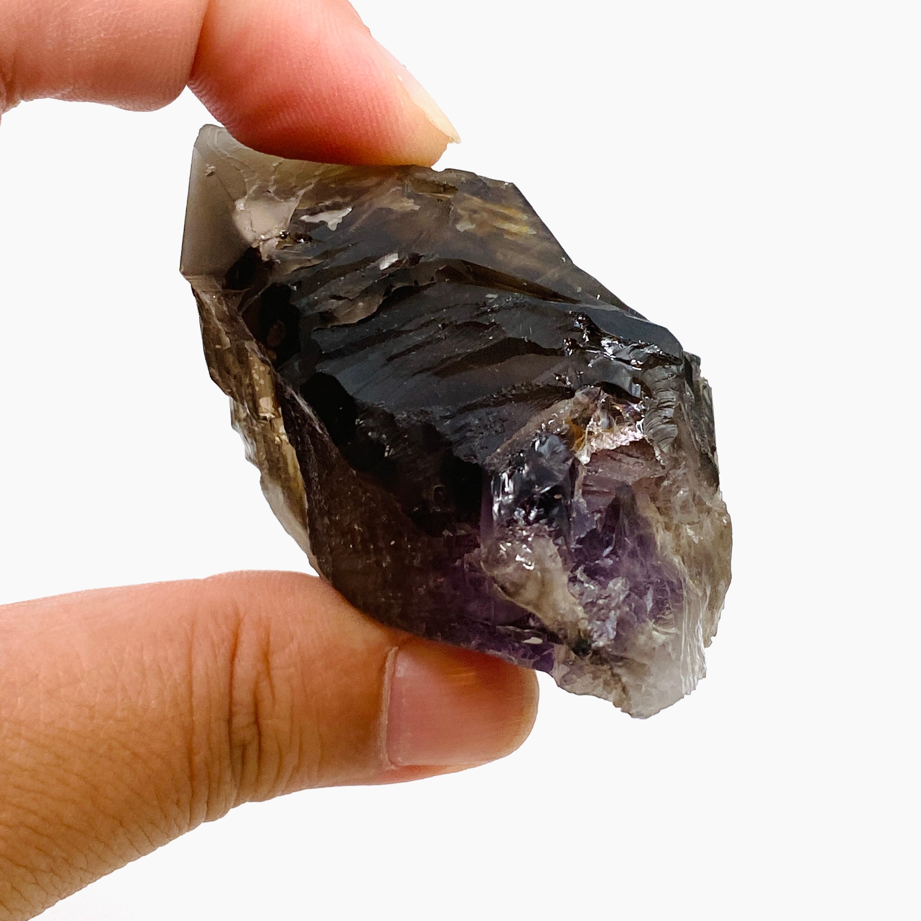 Elestial Amethyst Crystal EAC 01 - Natural Healing Stone for Meditation, Chakra Balancing, and Spiritual Growth | Perfect for Home Decor, Yoga Practice, and Energy Work