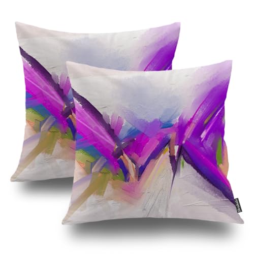 Abstract Paint 23 Purple
