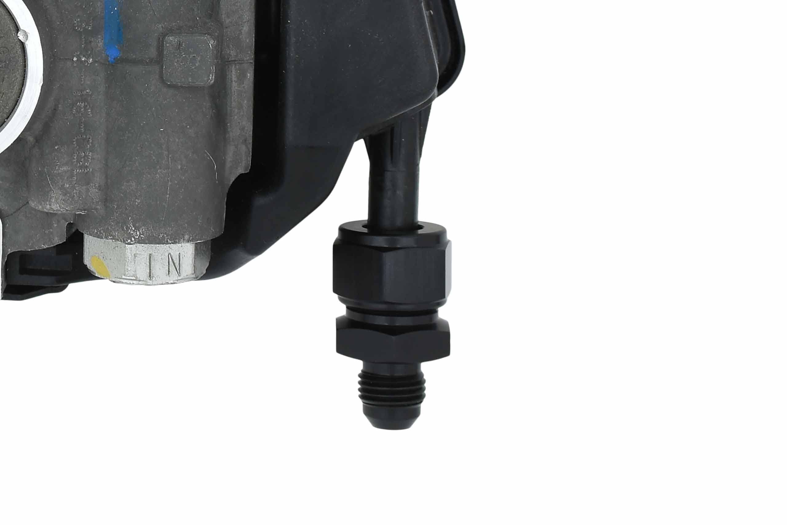 Premium Universal -6AN Power Steering Low Pressure Hose Kit - Nylon Braided, Black Anodized, No Hose Clamps Needed 551082-PLPH - Perfect for Car Upgrades, Racing & Performance Vehicles