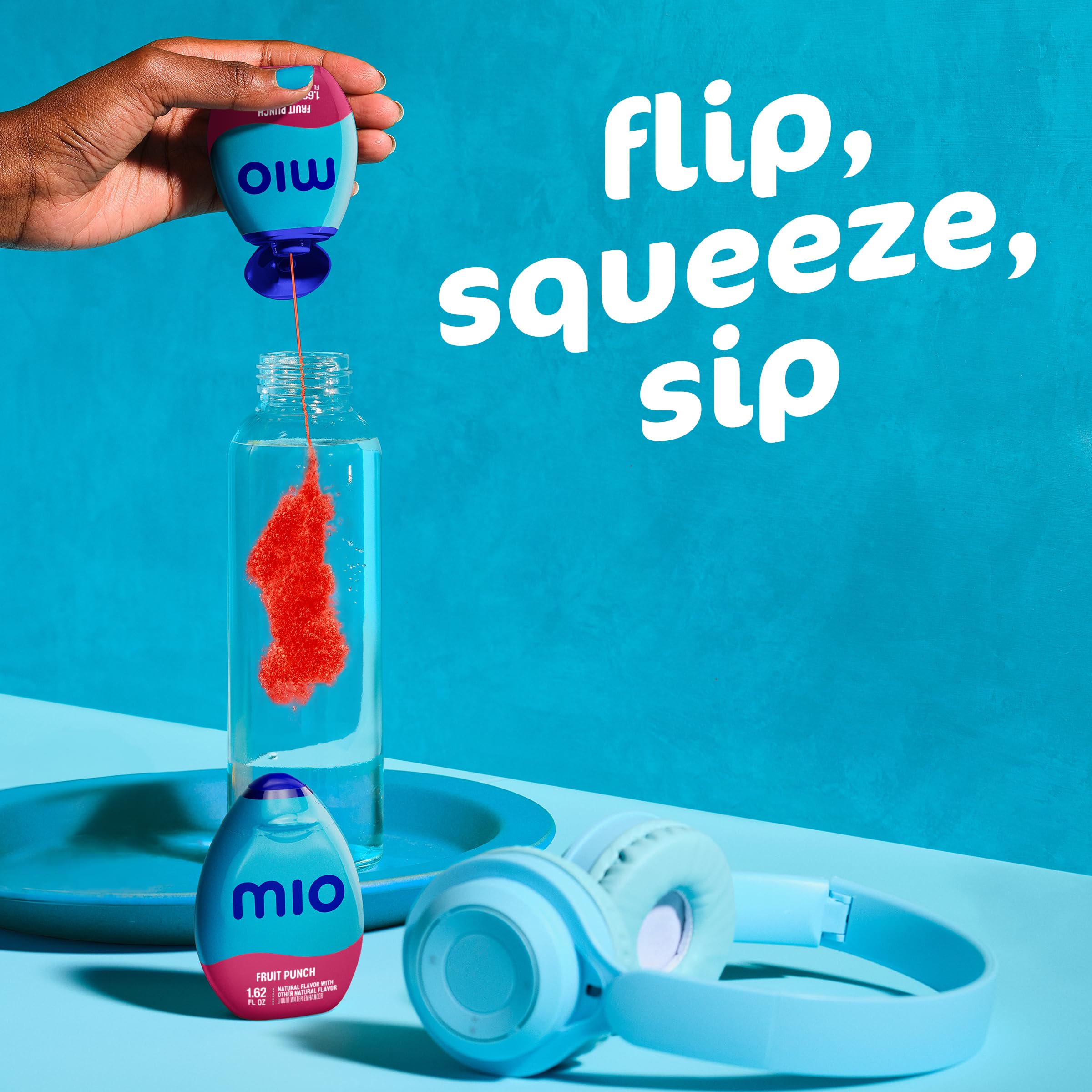 MiO Liquid Water Enhancer - Fruit Punch Flavor, 1.62oz (Pack of 12) | Sugar-Free Drink Mix for Water Bottles, Gym, Workouts & Hydration On-The-Go