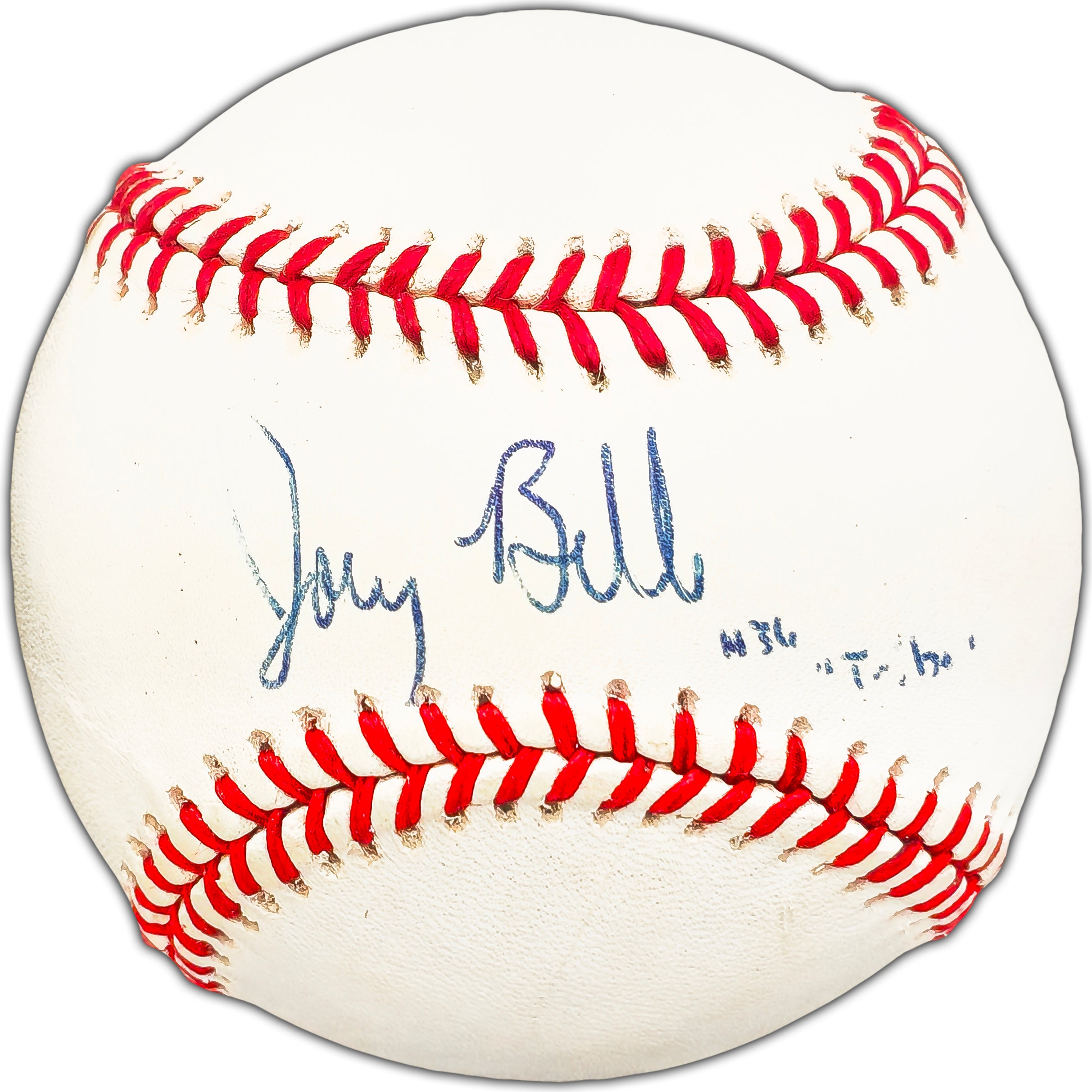 Albert Joey Belle Autographed Official AL Baseball - Cleveland Indians & Baltimore Orioles #36 Vintage Rookie Card with Beckett BAS #BH041960 Certification - Perfect for Sports Memorabilia Collectors and Baseball Fans Display