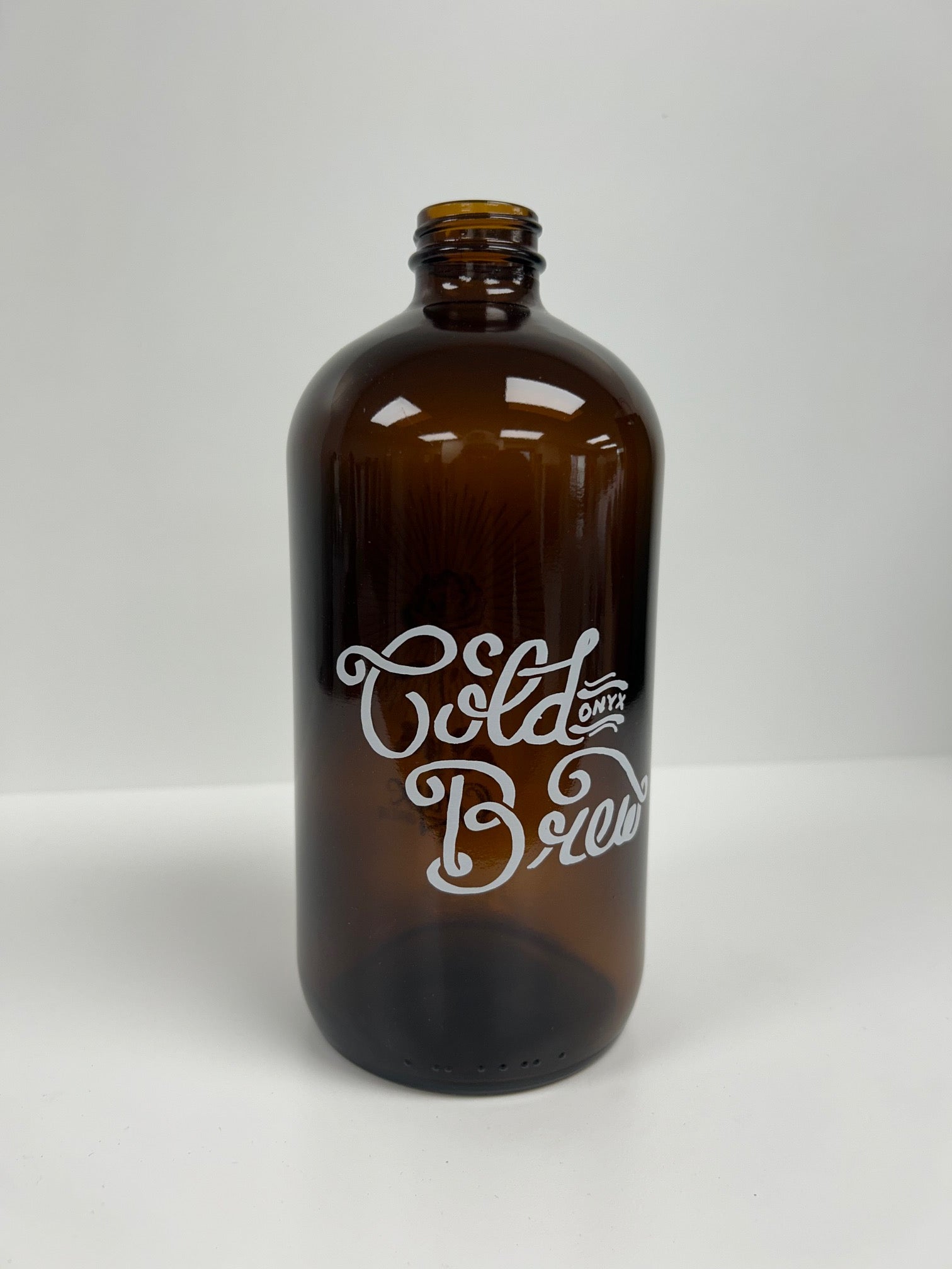 Premium Cold Brew Coffee Bottles - 32oz Glass Iced Tea Bottle with Leak-Proof Lid & Handle - Perfect for Iced Coffee, Tea & Infused Water - Home, Office & Travel Use