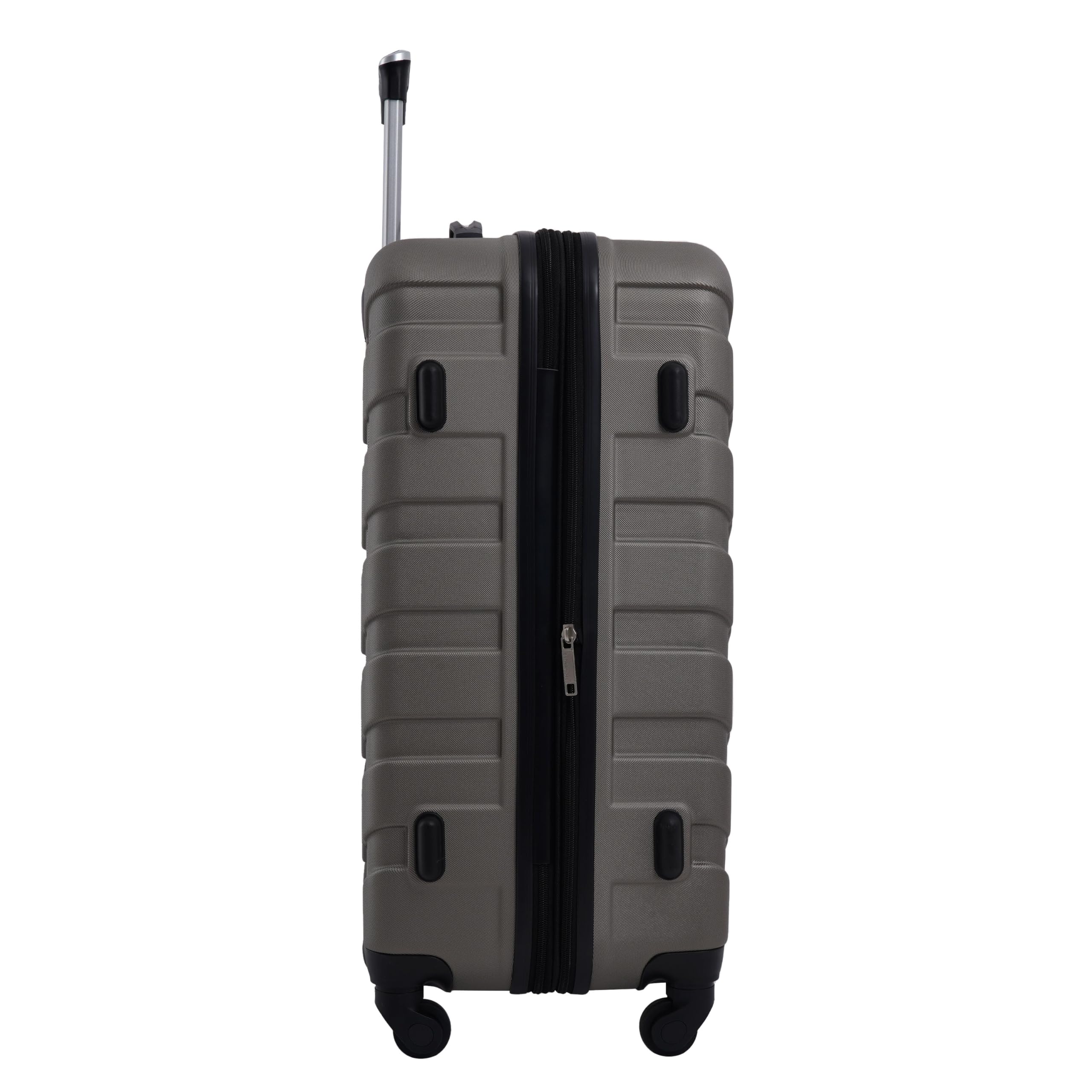 Wrangler Miami 4-Piece Luggage & Packing Cubes Set in Desert Taupe - Perfect for Travel Organization, Suitcase Packing & Carry-On Accessories