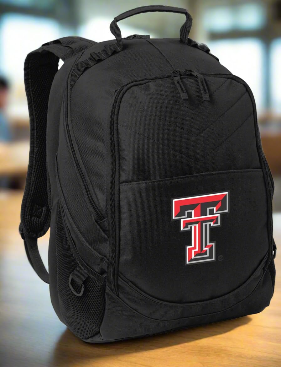 Texas Tech Backpack - Official TTU Laptop Computer Bag for Students, Professionals, and Campus Life