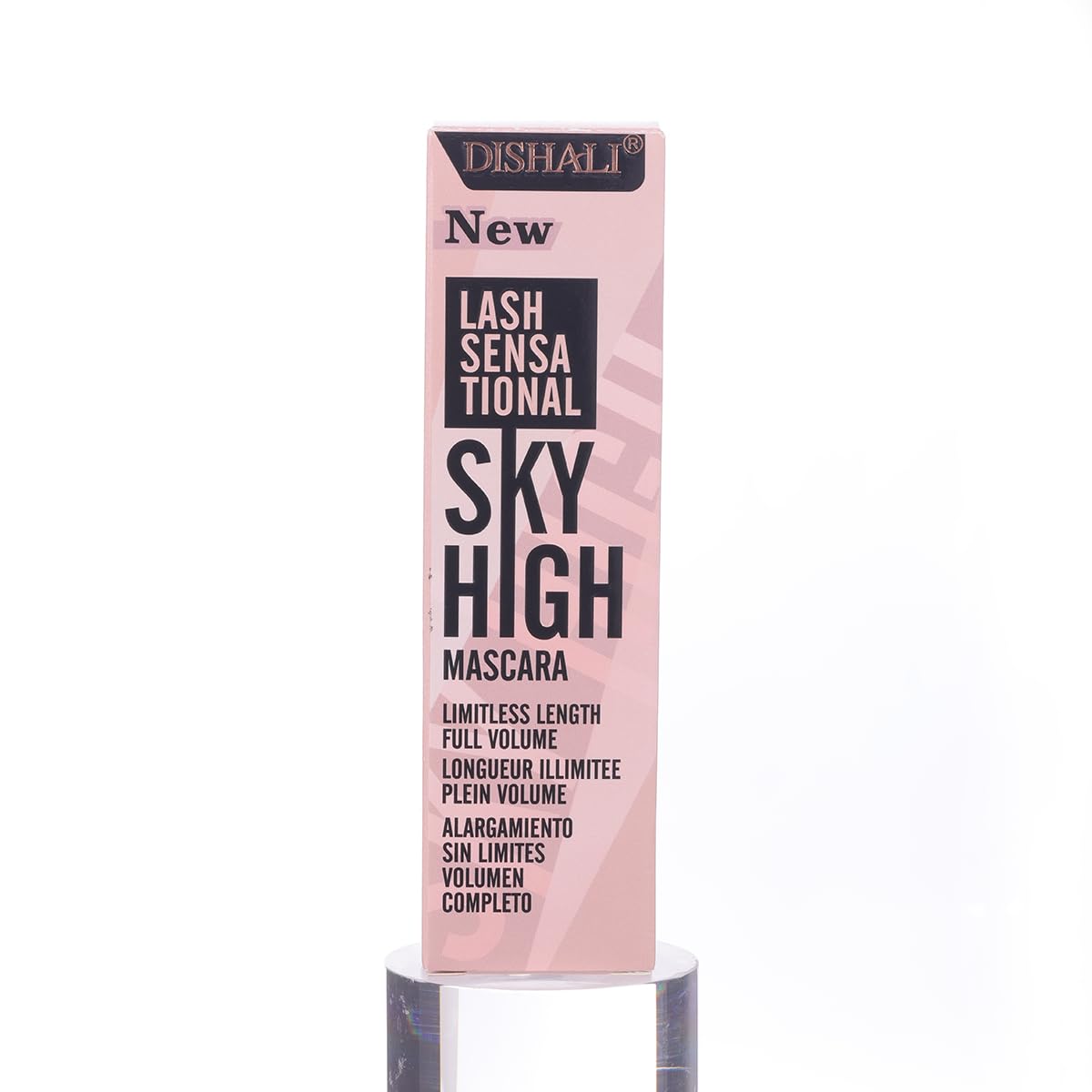 Dishali Lash Sensational Sky High Mascara - Lengthening & Volumizing Waterproof Mascara for Dramatic Lashes | Perfect for Everyday Wear, Date Night & Special Occasions