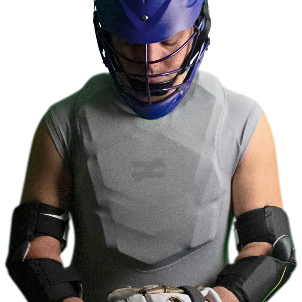 Unequal CC Hart Pulse Shoulder Pad Compression Shirt - Football & Lacrosse Protective Gear for Enhanced Performance & Injury Prevention