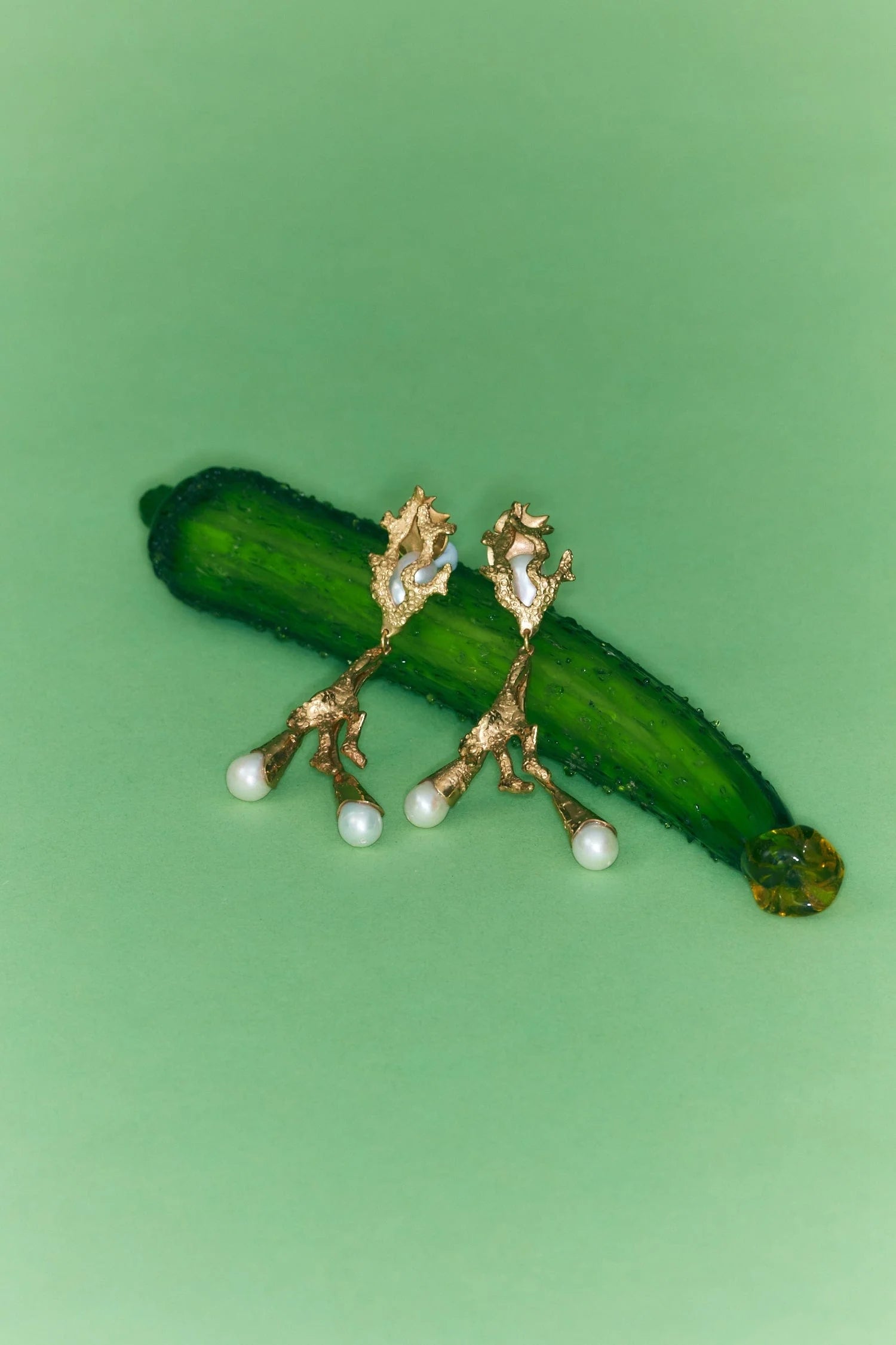 Exquisite Coral Pearl Earrings for Women - Elegant Dangle Statement Jewelry for Parties, Weddings & Special Occasions