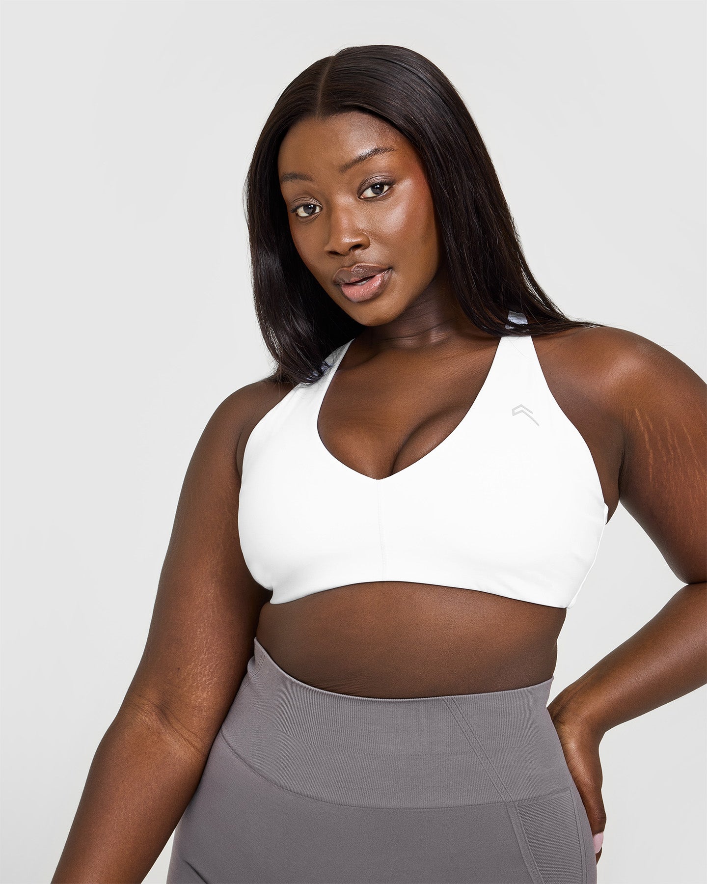 Seamless Wireless Micro Bralette for Women - Comfortable Soft White Sports Bra for Yoga, Gym & Everyday Wear