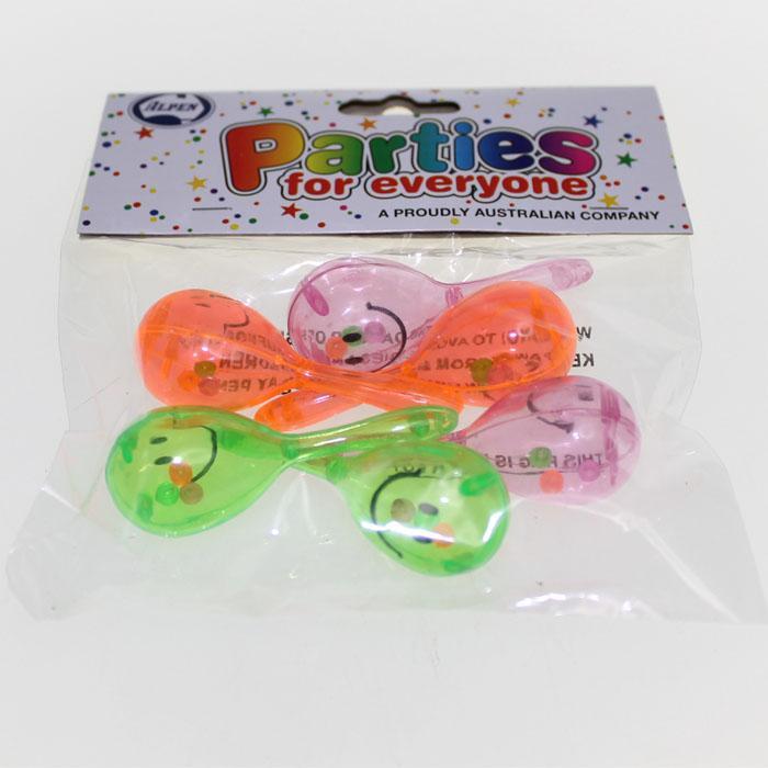 Mini Maracas - Small Percussion Musical Instruments for Kids, Adults & Parties - Perfect for Music Education, Festive Celebrations & Fun Family Activities