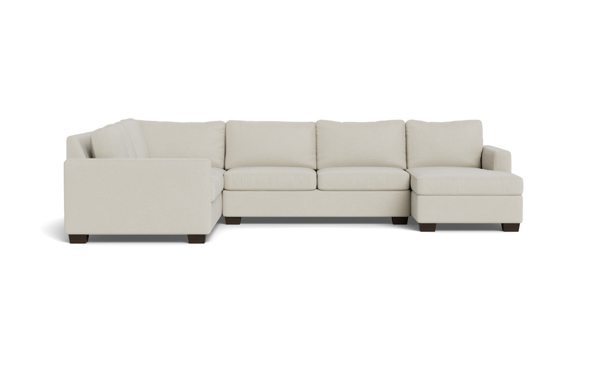 Track 141 Modern L-Shaped Sectional Sofa with Right Chaise Lounge - Perfect for Living Room, Home Theater & Family Gatherings