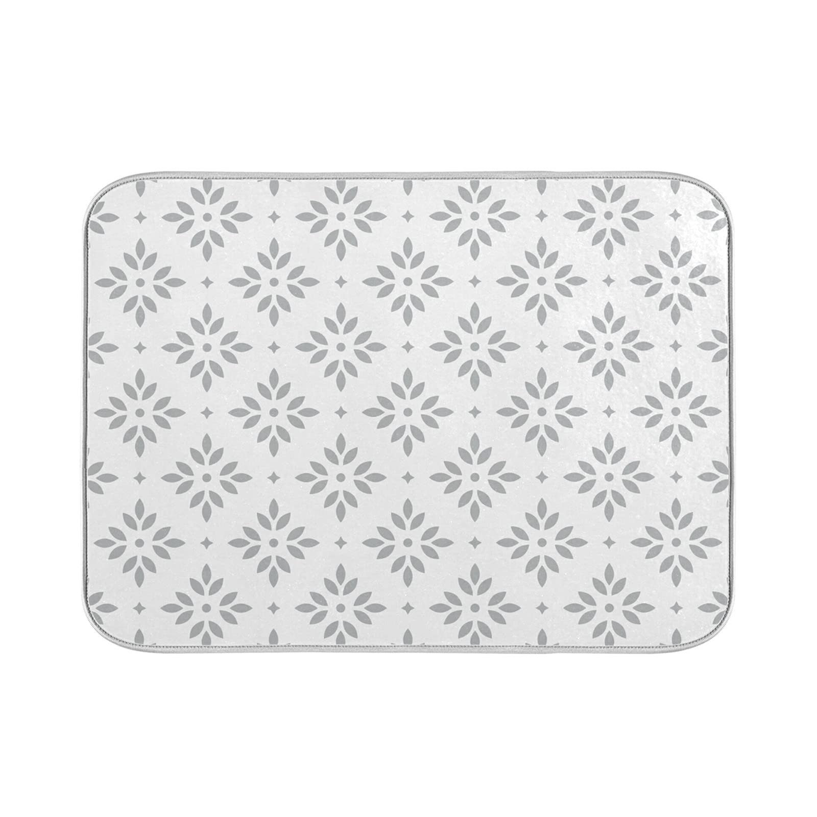 Leaf-Shaped Absorbent Dish Drying Mat 18x24