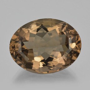 Wholesale Natural Genuine Smokey Quartz Loose Stones - 14x10mm, 14x12mm, 16x12mm, 18x13mm, 20x15mm Oval Cut VVS Clarity for Jewelry Making, Healing Crystals & Energy Work
