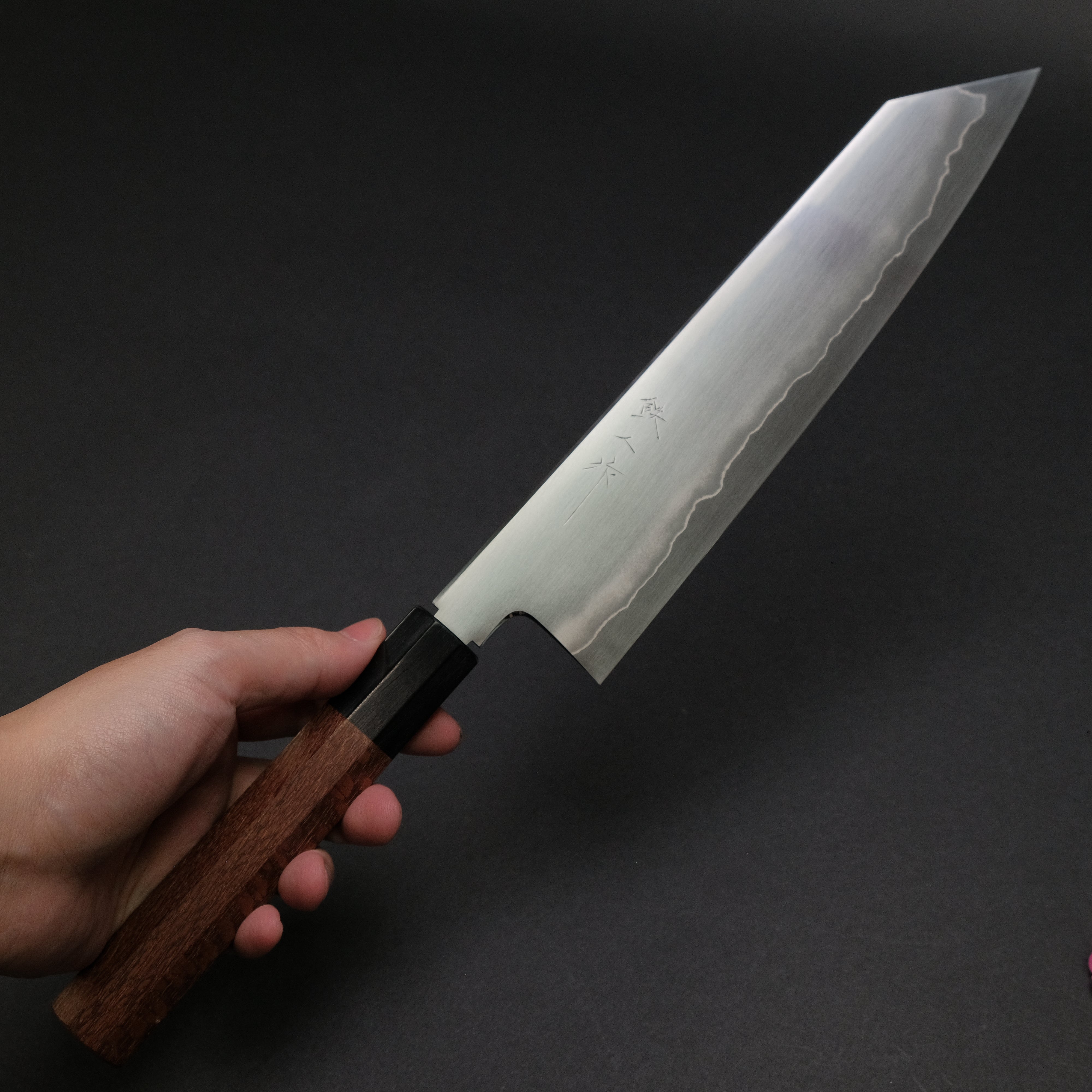 Premium Tetsujin Silver #3 Ukiba Kiritsuke Gyuto 240mm Japanese Chef Knife with Lacewood Handle - Perfect for Sushi, Sashimi & Precision Vegetable Cutting